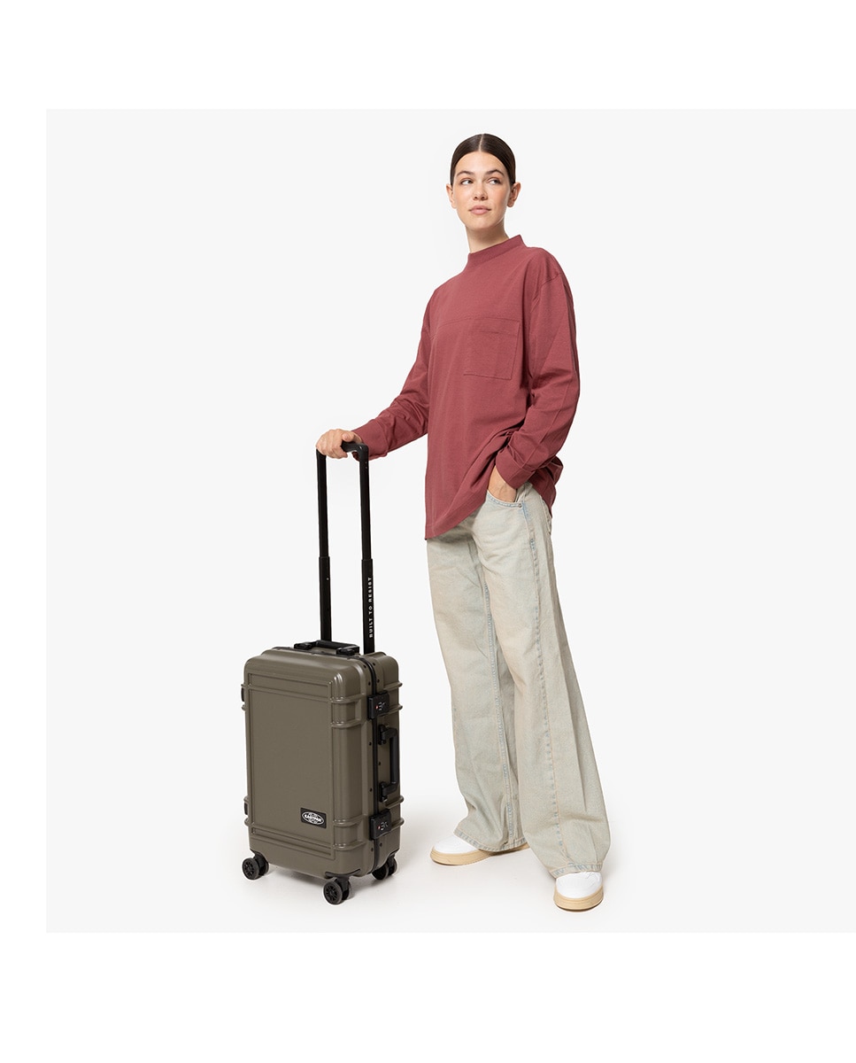 Maleta de cabina resist'r case s rígida con capacidad de 34 l - Eastpak - Verde pardo Verde pardo-2