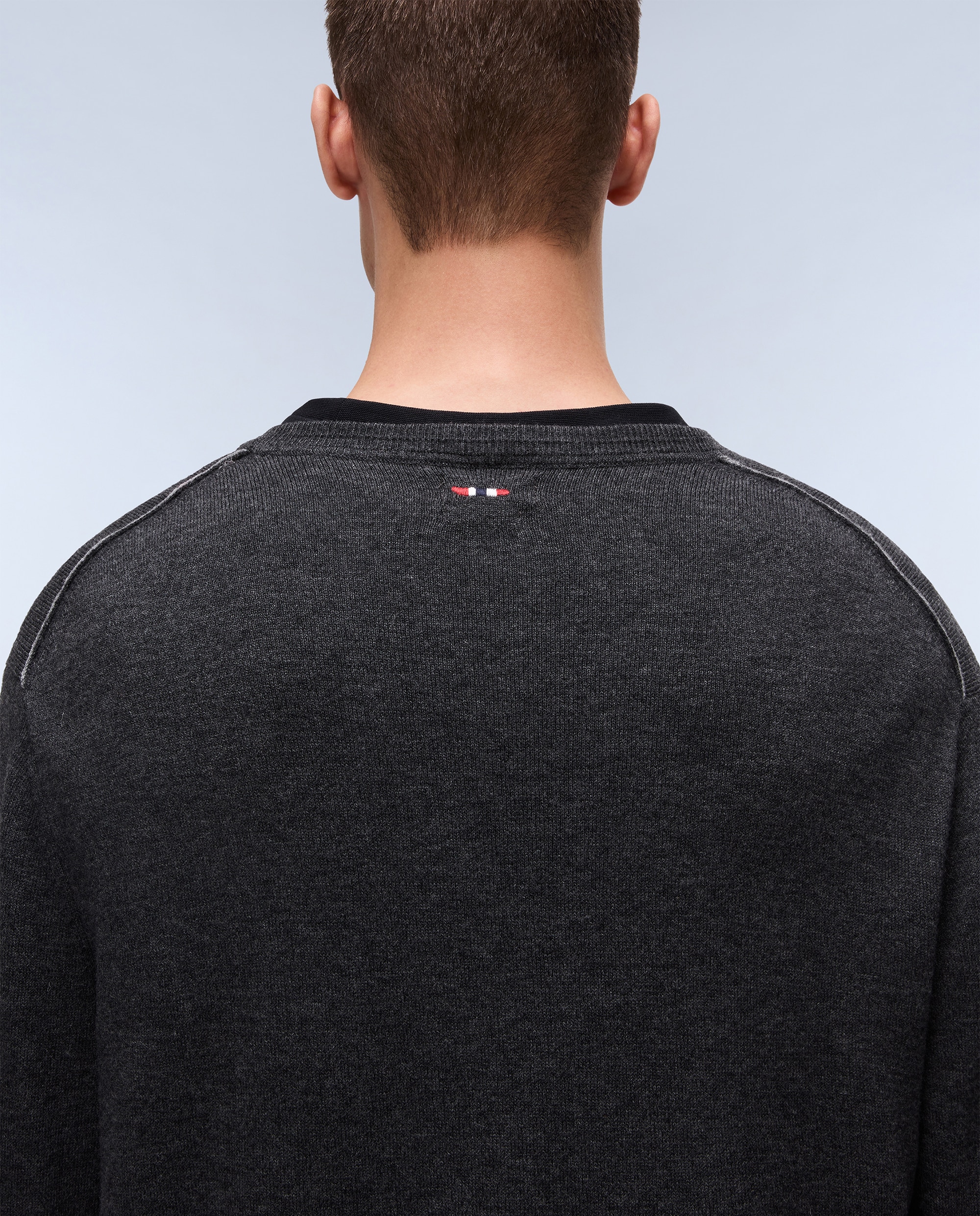 Jersey de hombre damavand c 4 de cuello redondo - Napapijri - Gris oscuro Gris oscuro-4