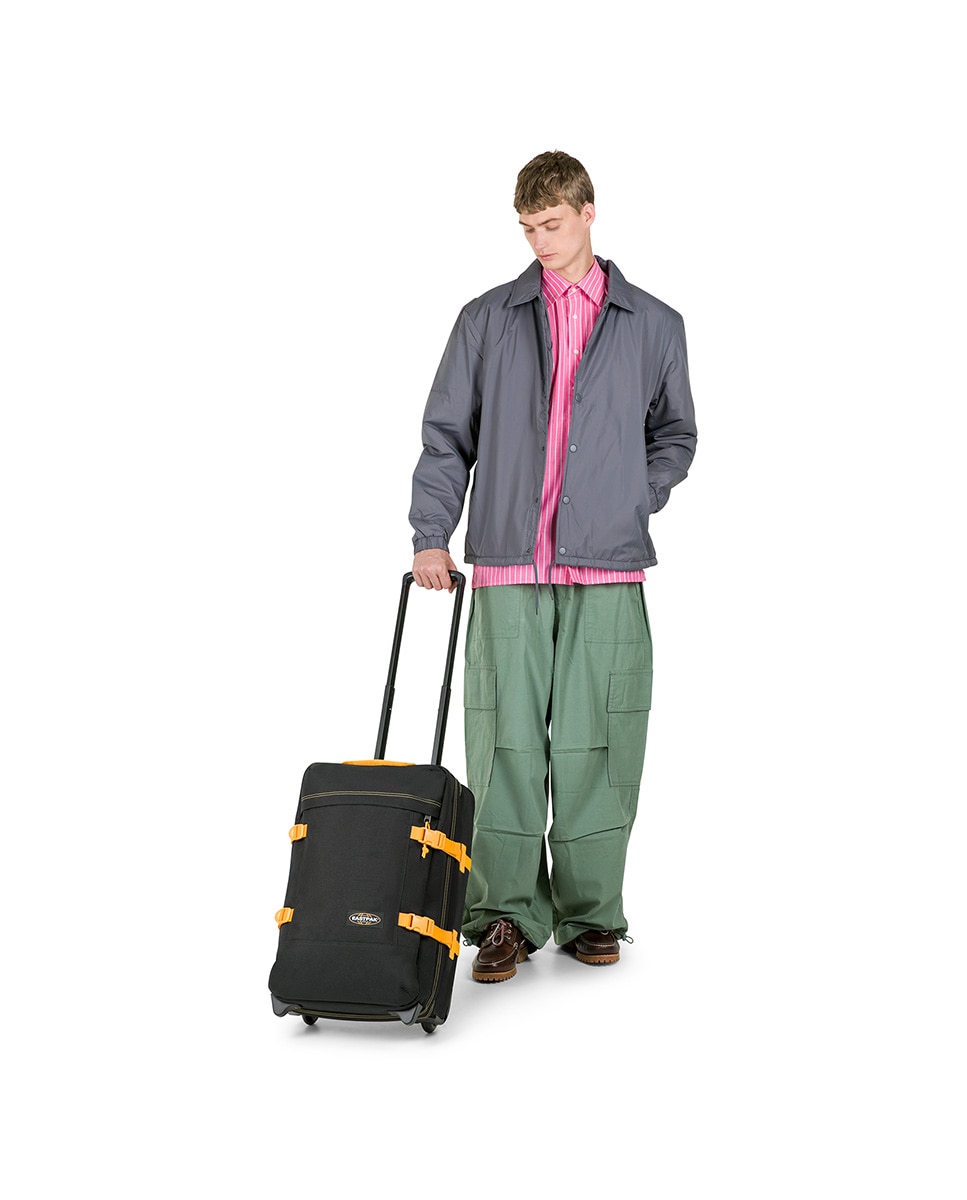 Maleta de cabina tranverz s blanda con capacidad de 42l - Eastpak - Negro / Amarillo Negro / Amarillo-4