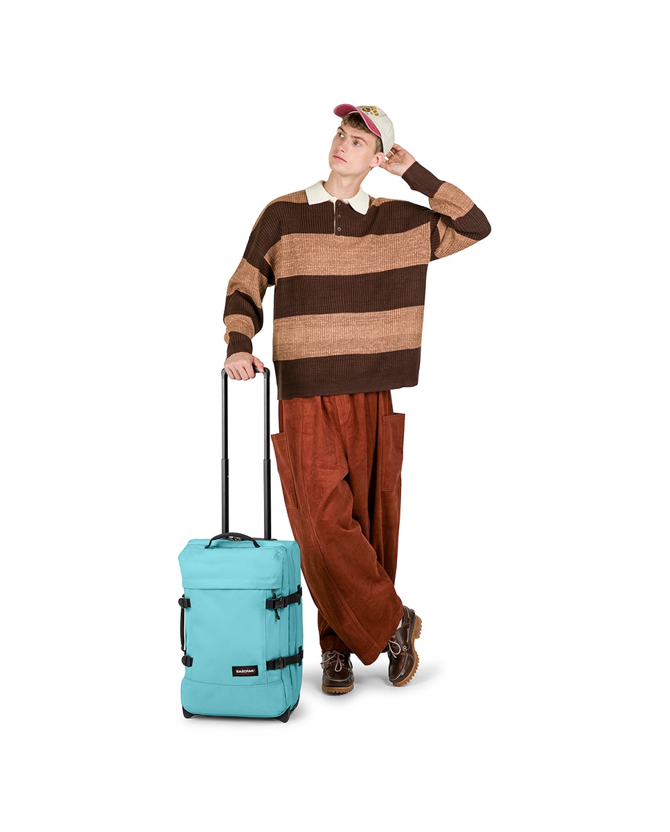 Maleta de cabina tranverz s blanda con capacidad de 42l - Eastpak - Aguamarina Aguamarina-5