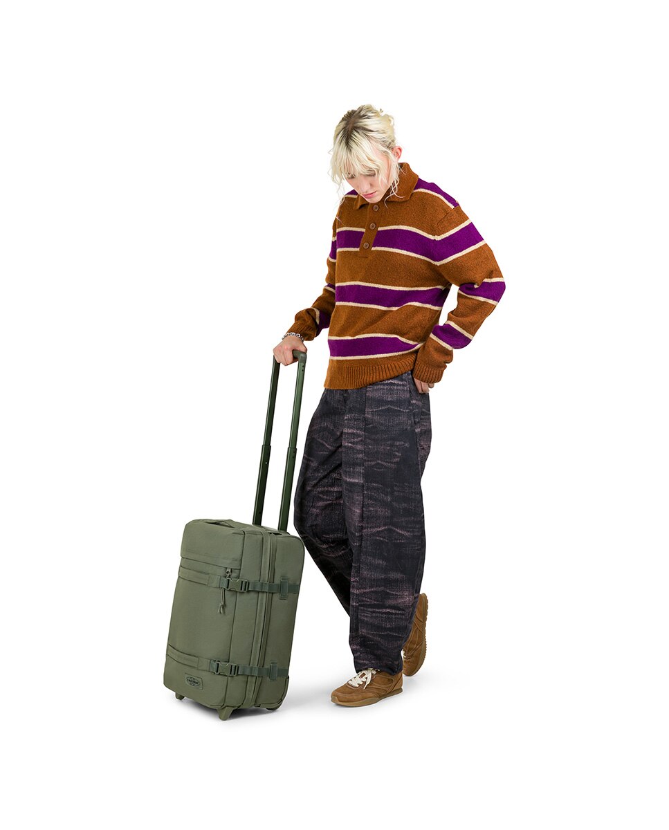 Maleta de cabina transit'r s blanda con capacidad de 42 l - Eastpak - Verde militar Verde militar-2