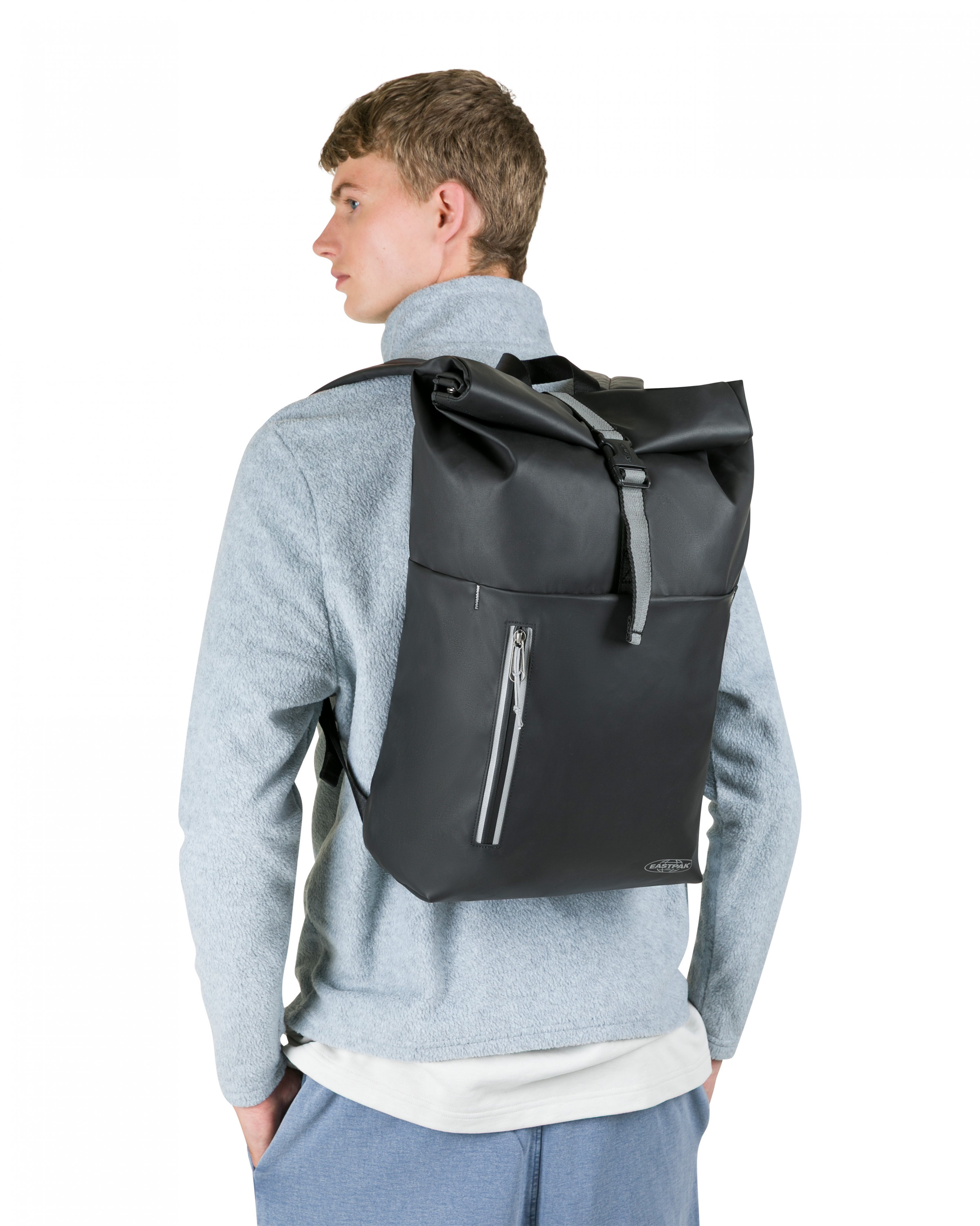 Mochila unisex Up Roll Eastpak - Negro brillante Negro brillante-3