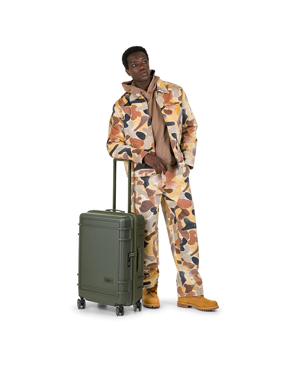 Maleta mediana resist'r zip m rígida con capacidad de 63 l - Eastpak - Verde militar Verde militar-4