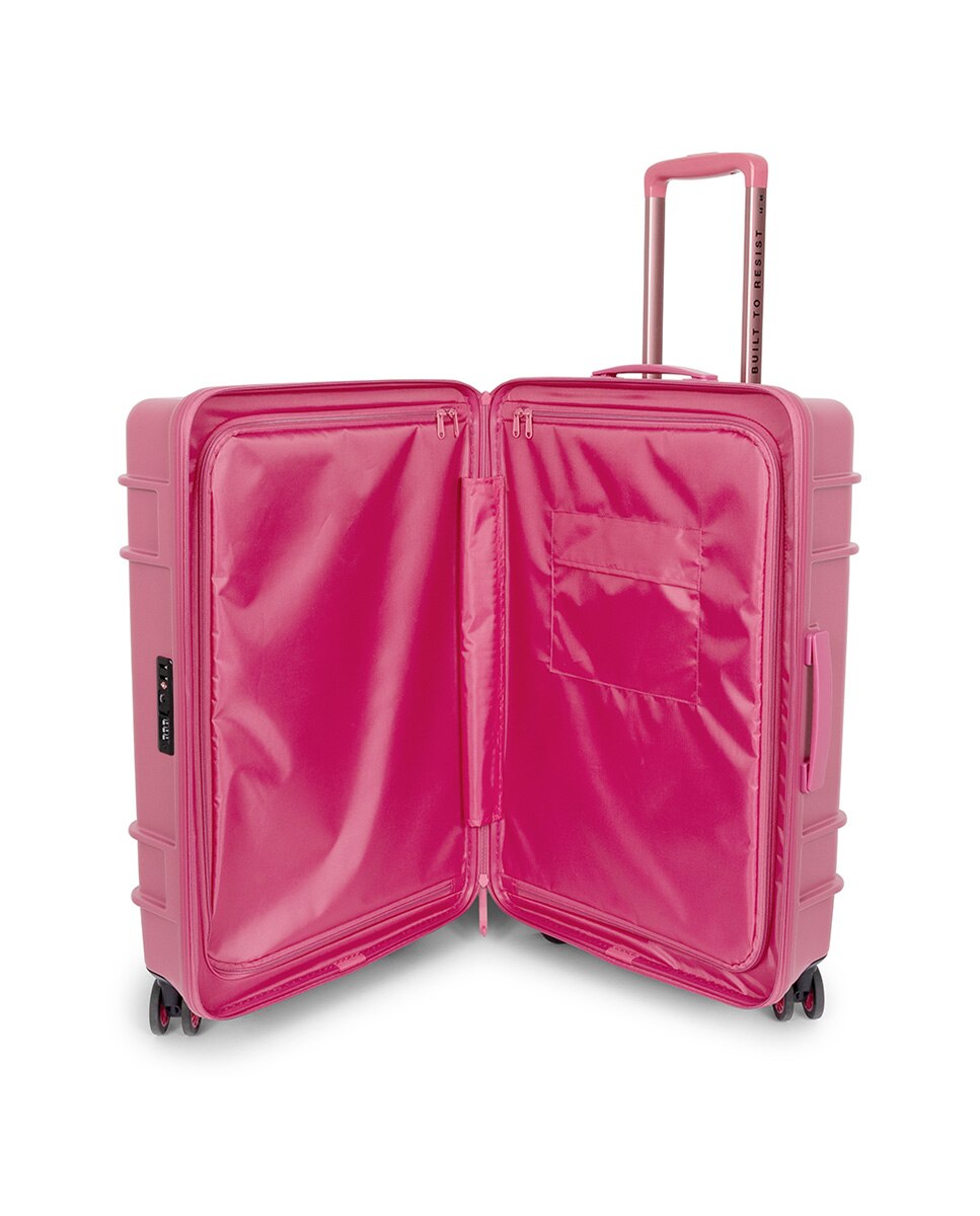 Maleta mediana resist'r zip m rígida con capacidad de 63 l - Eastpak - Rosa Rosa-2