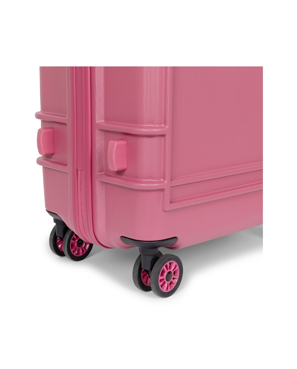 Maleta mediana resist'r zip m rígida con capacidad de 63 l - Eastpak - Rosa Rosa-6
