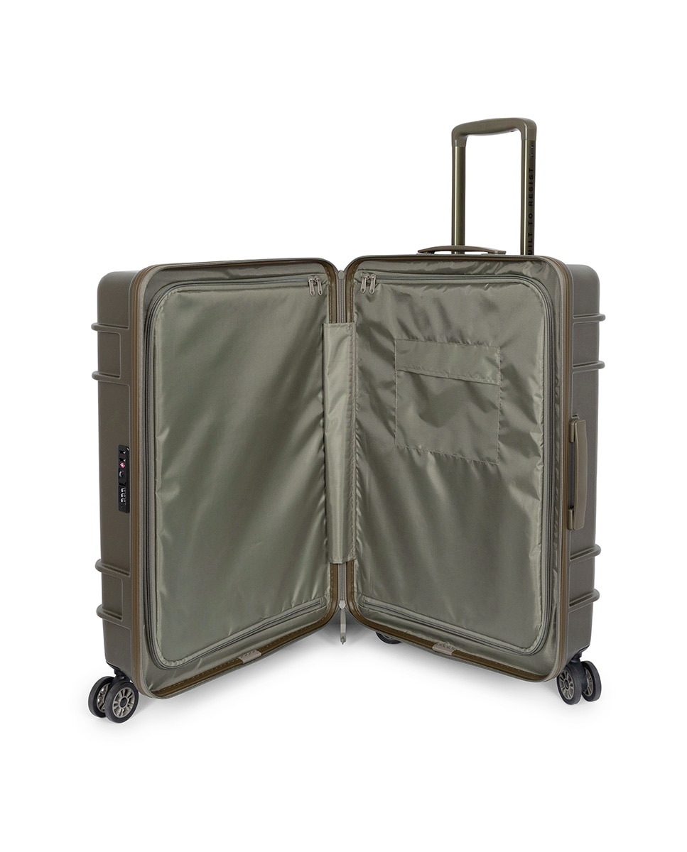 Maleta grande resist'r zip l rígida con capacidad de 90 l - Eastpak - Verde militar Verde militar-2
