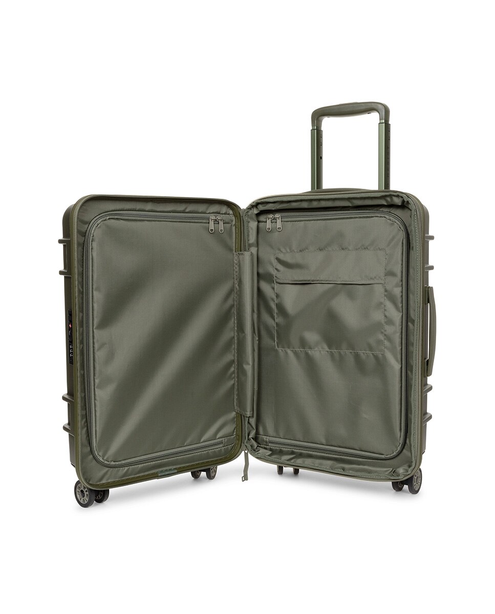 Maleta de cabina expandible resist'r zip s con capacidad hasta hasta 42l - Eastpak - Verde militar Verde militar-2