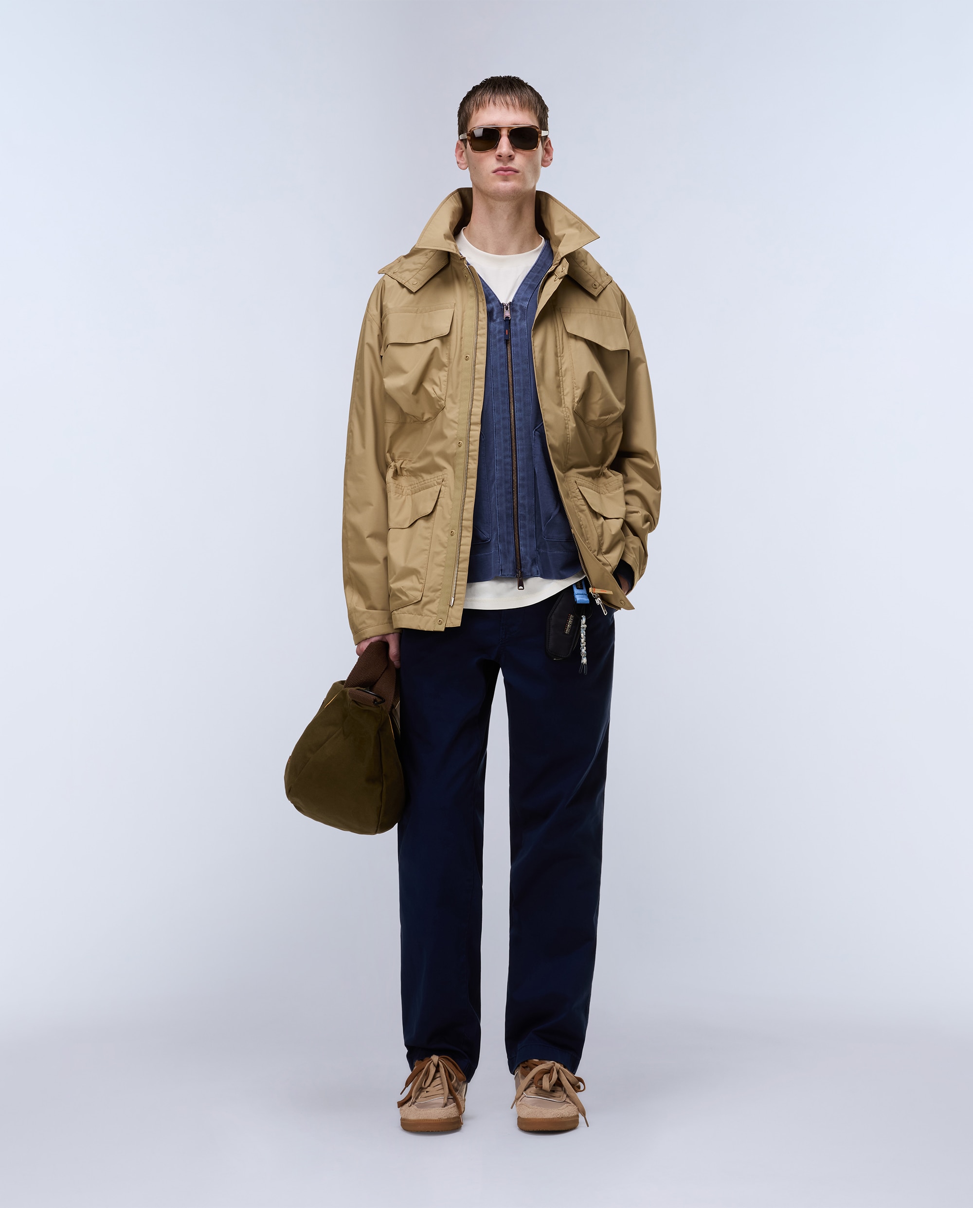 Parka de hombre rivalto impermeable con capucha extraible - Napapijri - Beige Beige-3