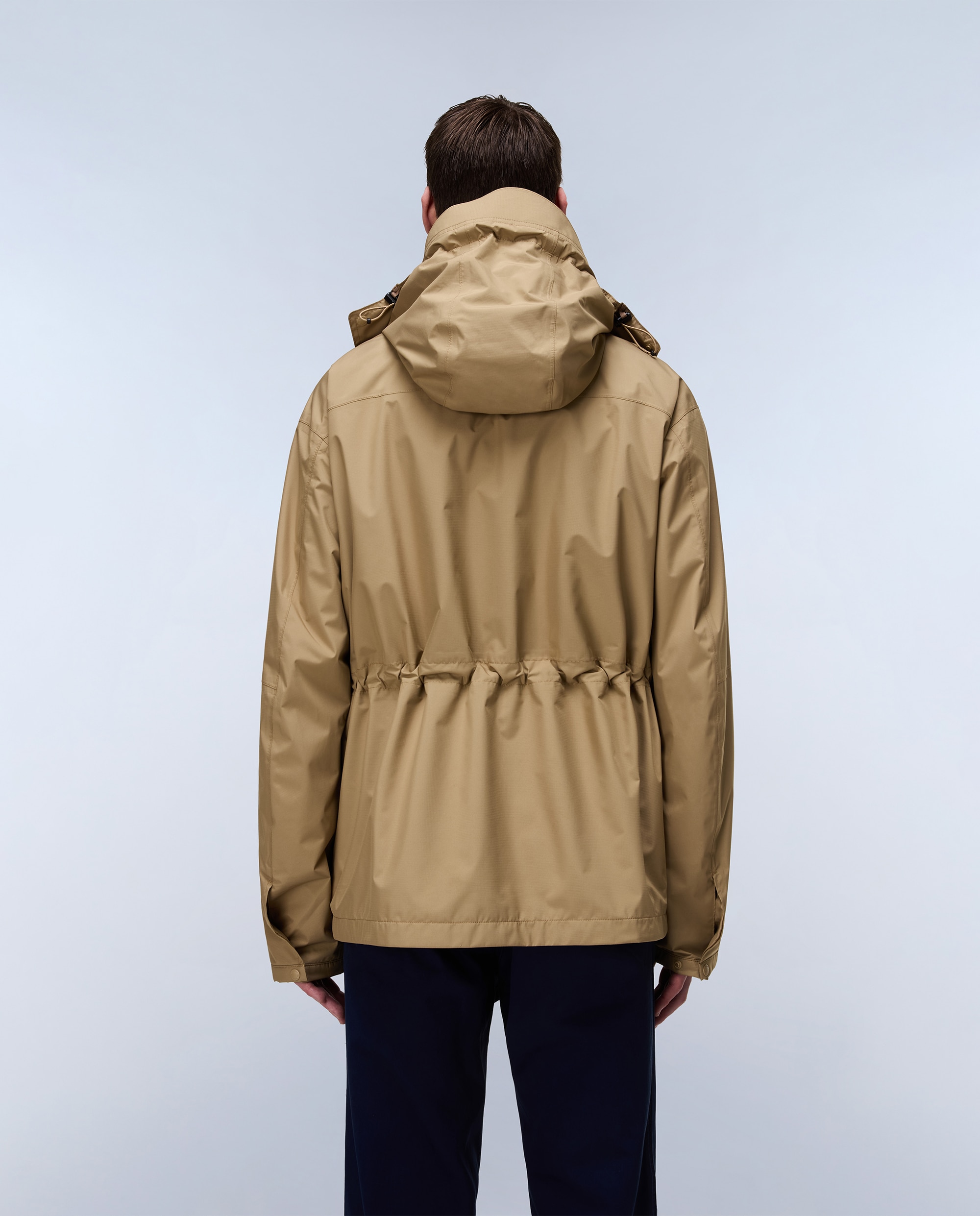Parka de hombre rivalto impermeable con capucha extraible - Napapijri - Beige Beige-5