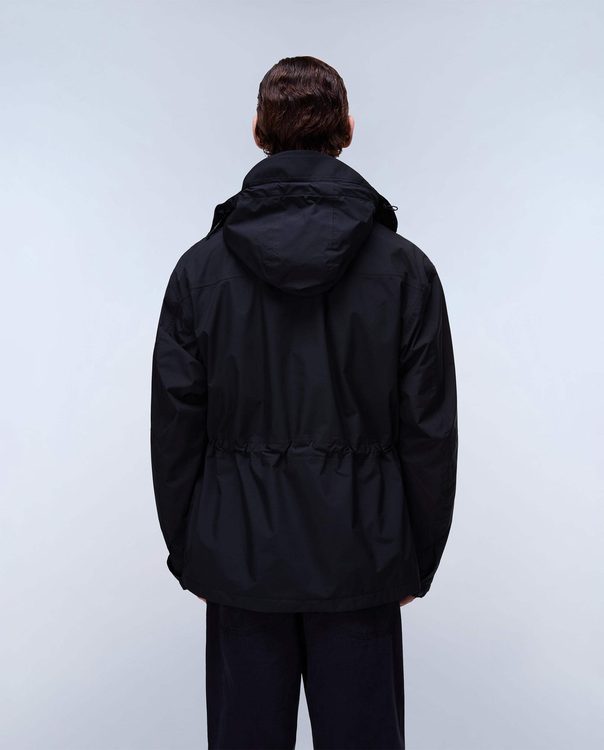 Imagen 5 de Parka de hombre rivalto impermeable con capucha extraible - Napapijri - Azul marino Negro