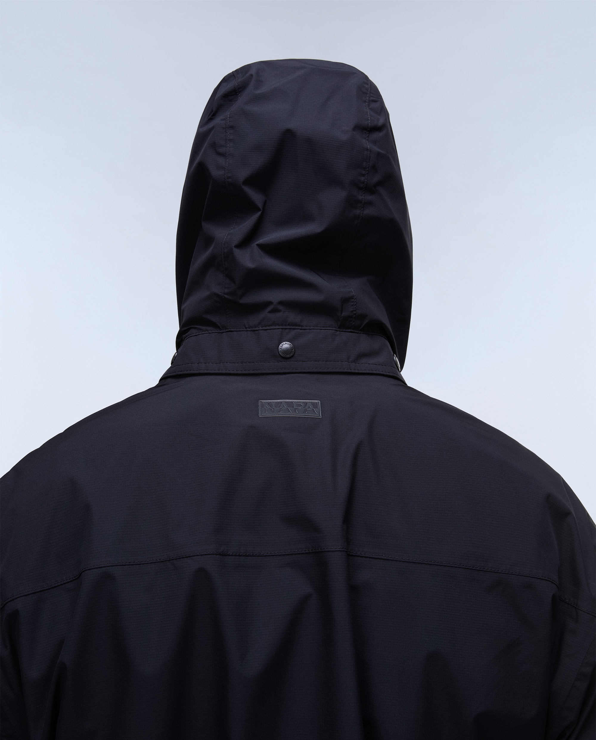 Imagen 7 de Parka de hombre rivalto impermeable con capucha extraible - Napapijri - Azul marino Negro