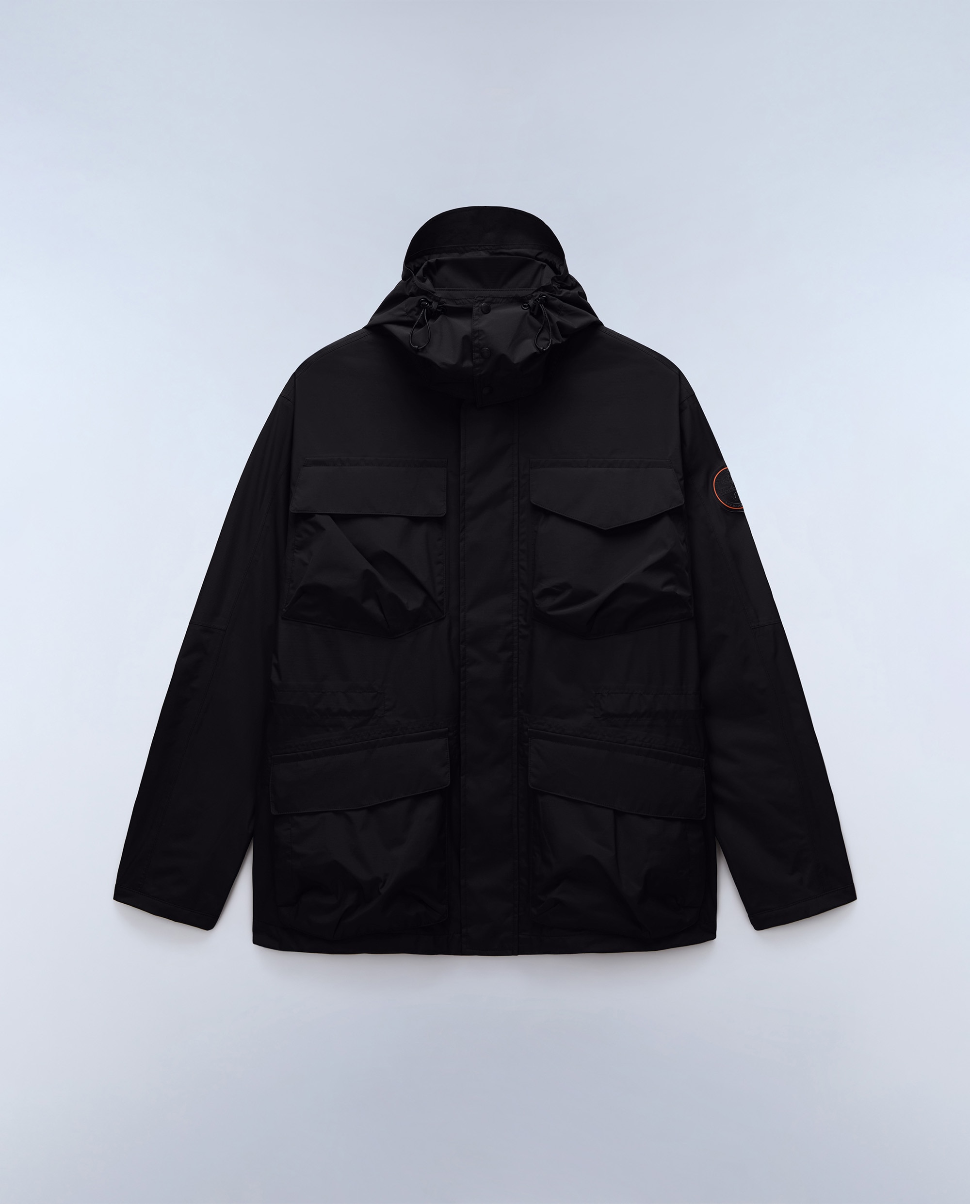 Imagen 8 de Parka de hombre rivalto impermeable con capucha extraible - Napapijri - Azul marino Negro