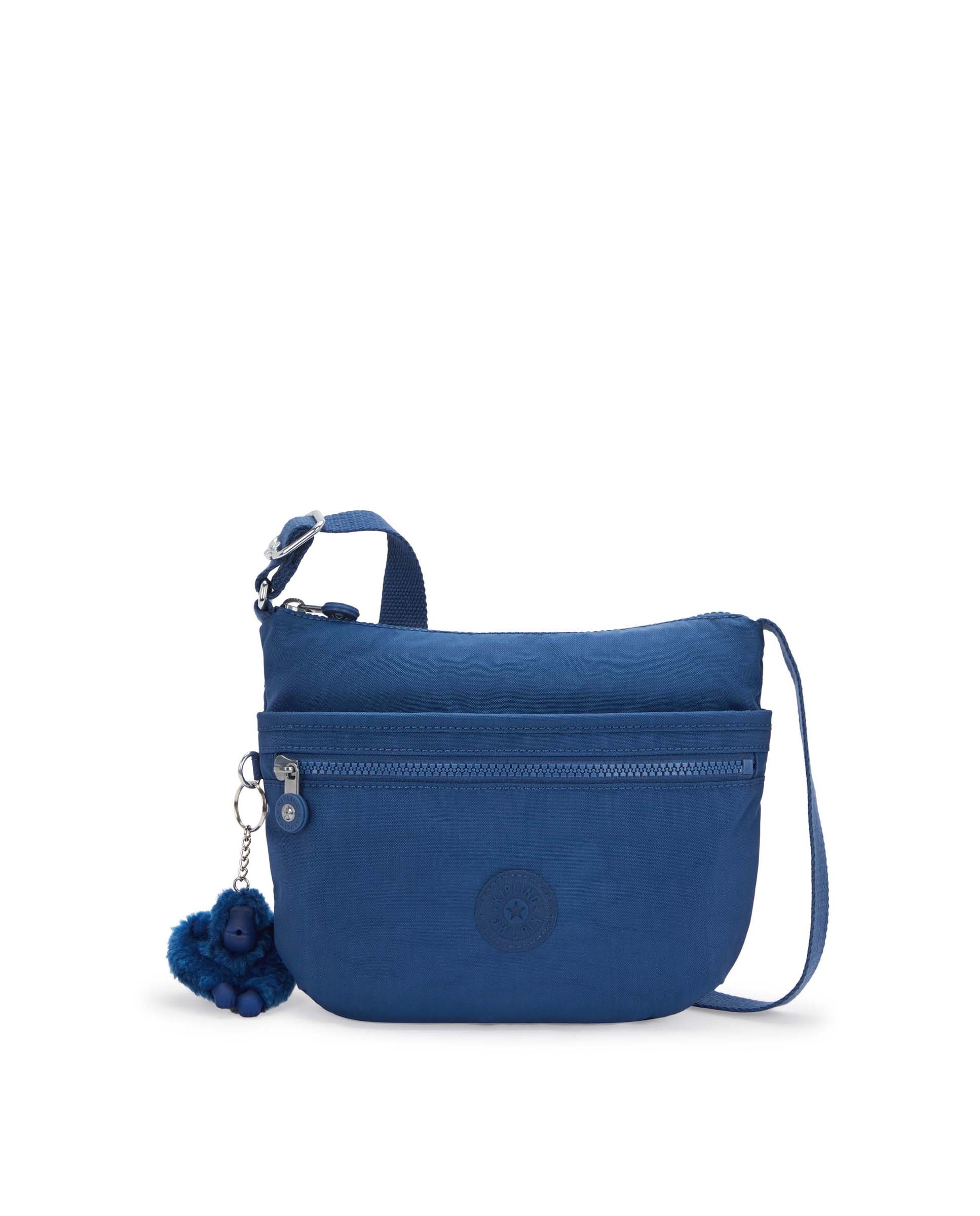 Bandolera de mujer pequeña con cremallera y correa ajustable - Kipling - Azul Cobalto Azul Cobalto-1