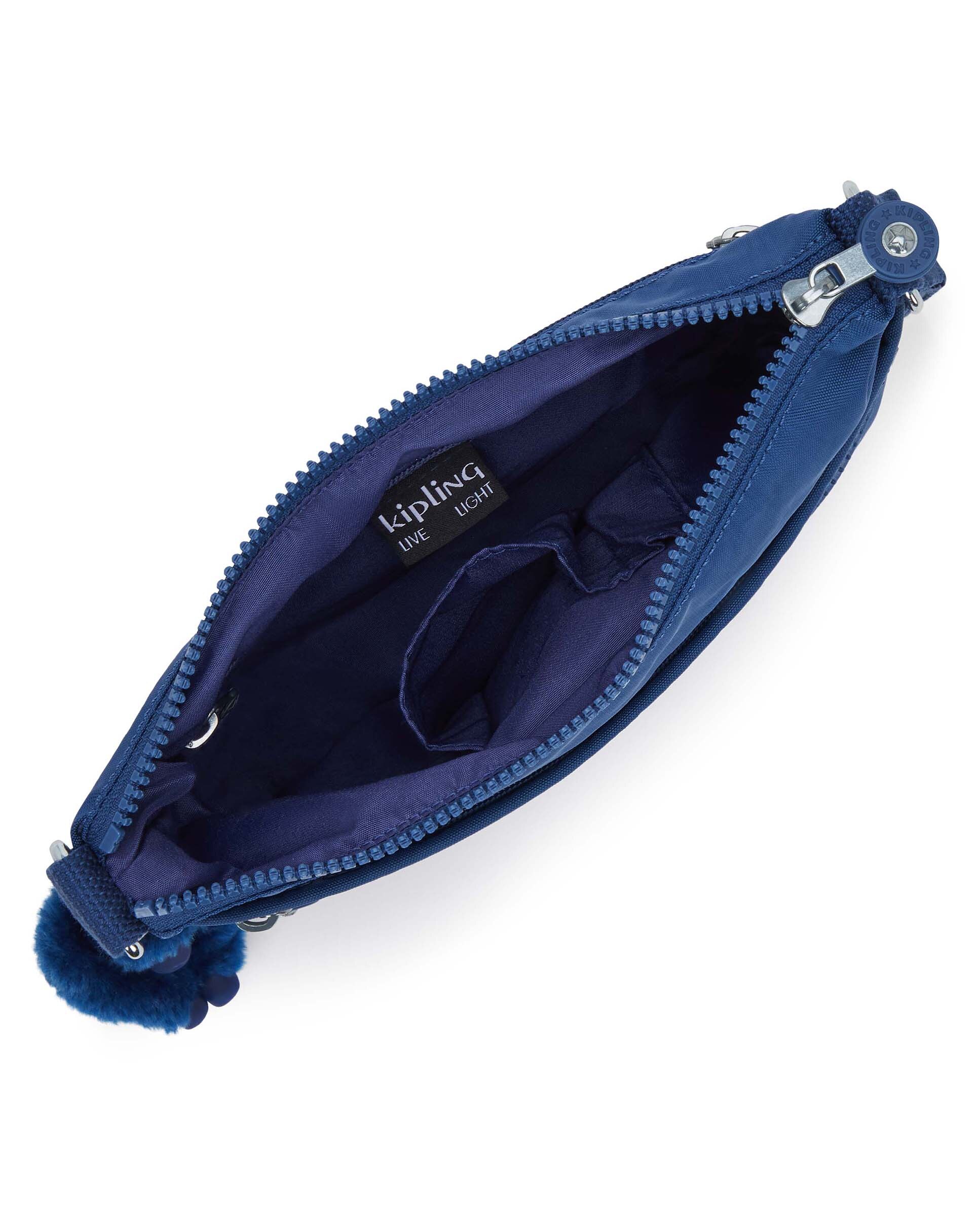Bandolera de mujer pequeña con cremallera y correa ajustable - Kipling - Azul Cobalto Azul Cobalto-2