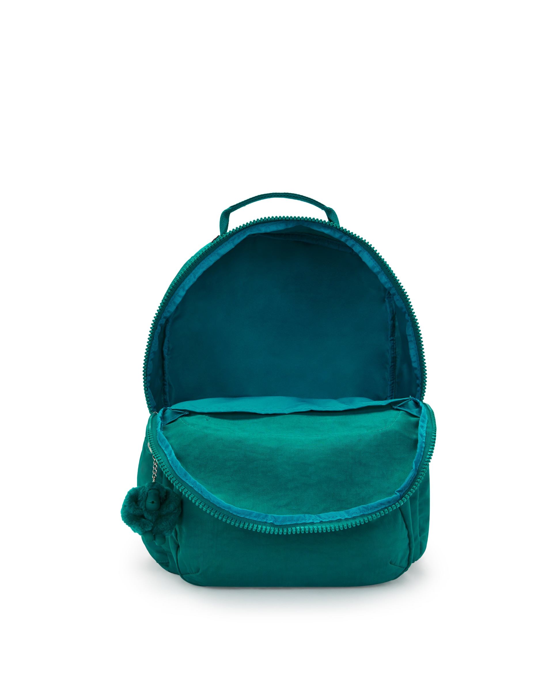 Mochila de mujer grande con compartimento para portátil - Kipling - Verde azulado Verde azulado-2