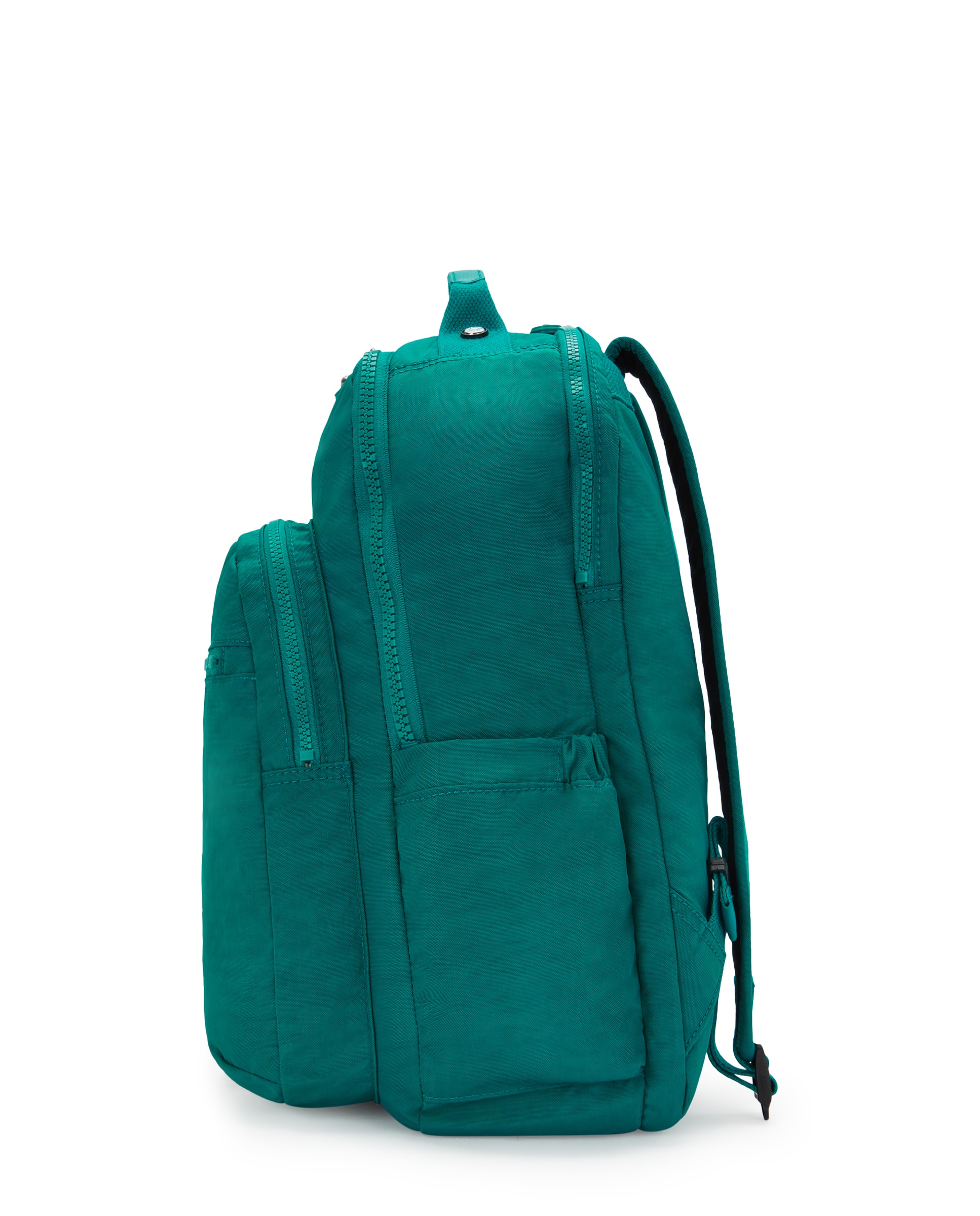 Mochila de mujer grande con compartimento para portátil - Kipling - Verde azulado Verde azulado-4