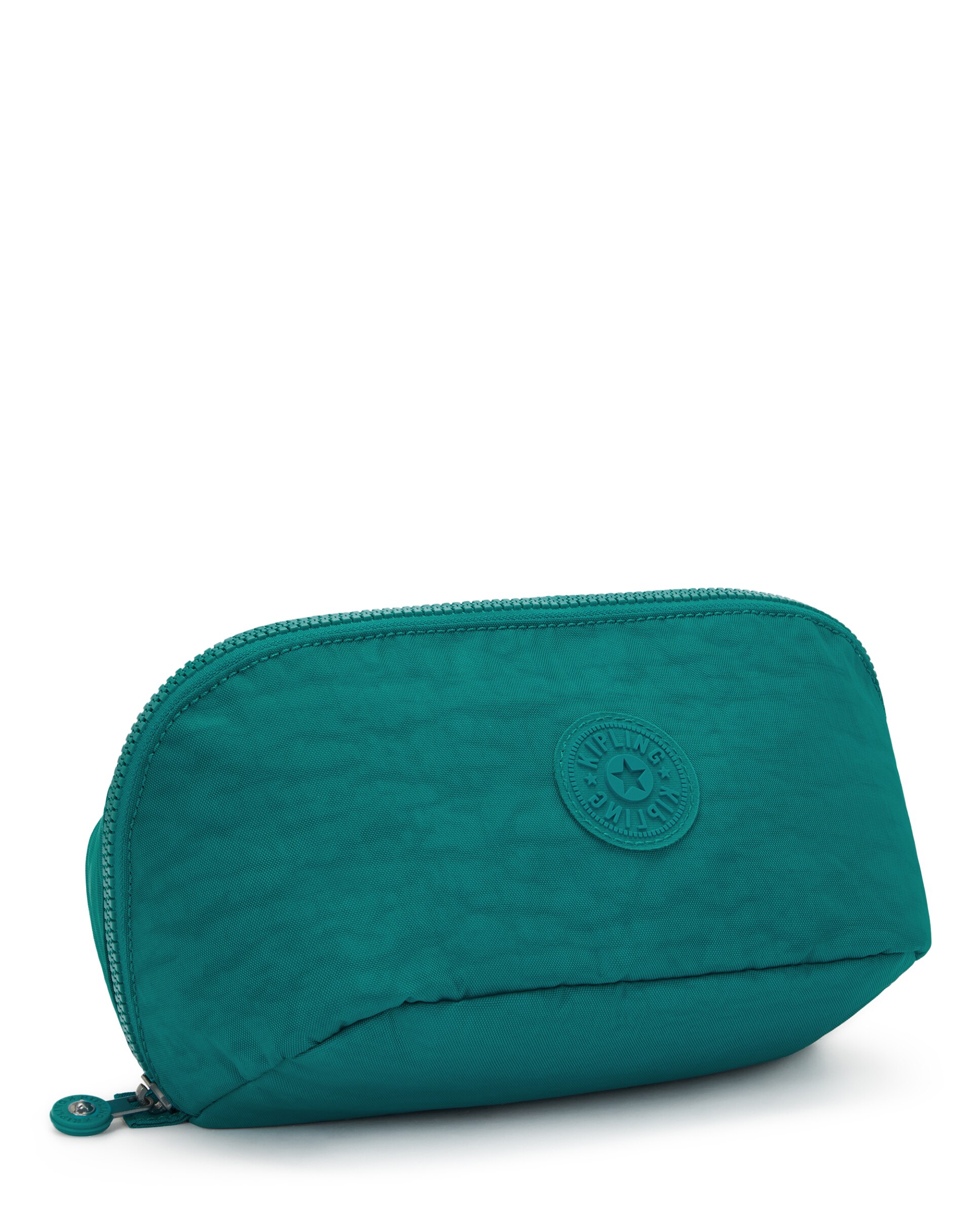 Neceser de mujer grande con múltiples bolsillos - Kipling - Verde azulado Verde azulado-4