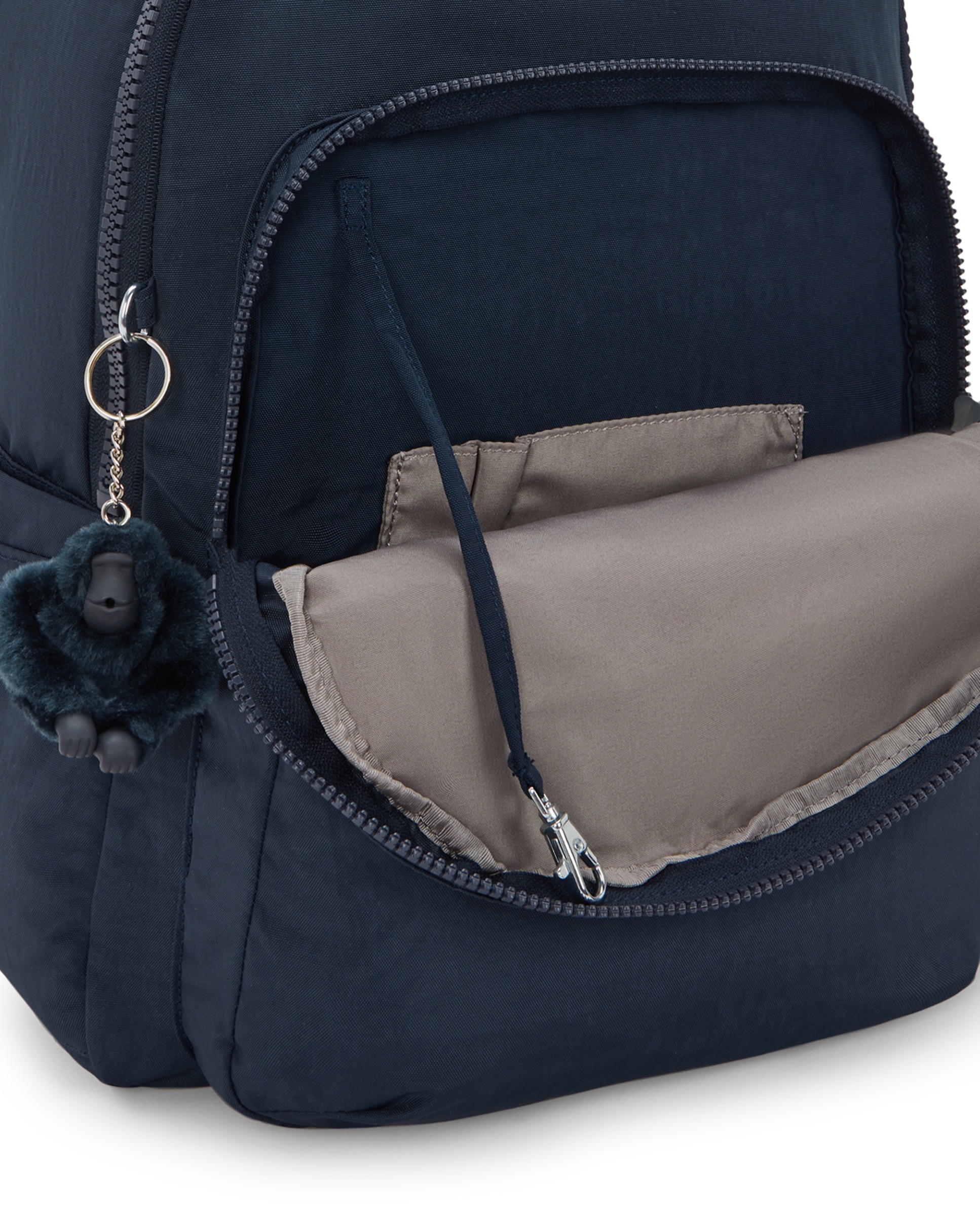 Mochila de mujer grande con compartimento para portátil - Kipling - Marino Marino-5