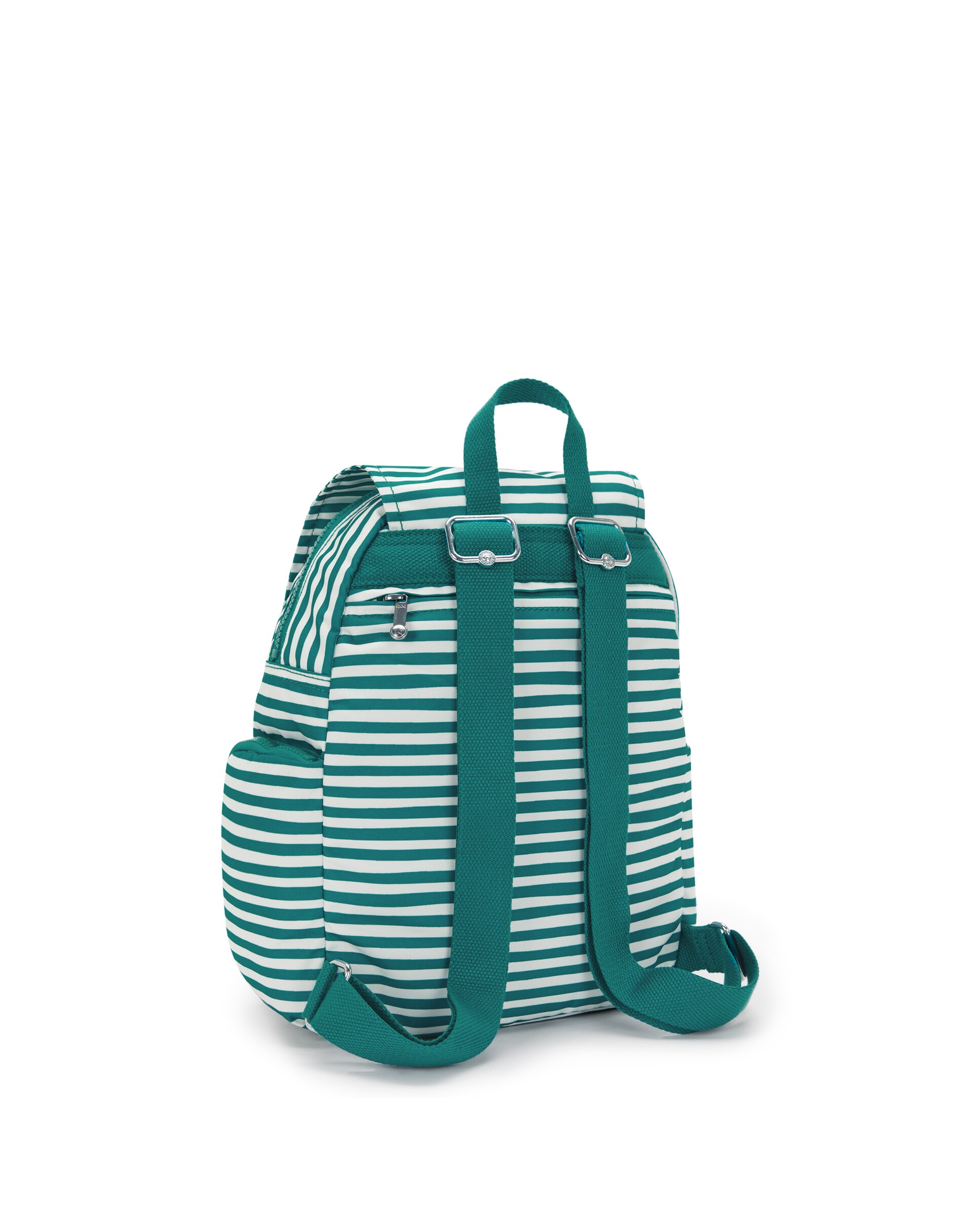 Mochila de mujer mediana son solapa - Kipling - Blanco / Verde Blanco / Verde-3