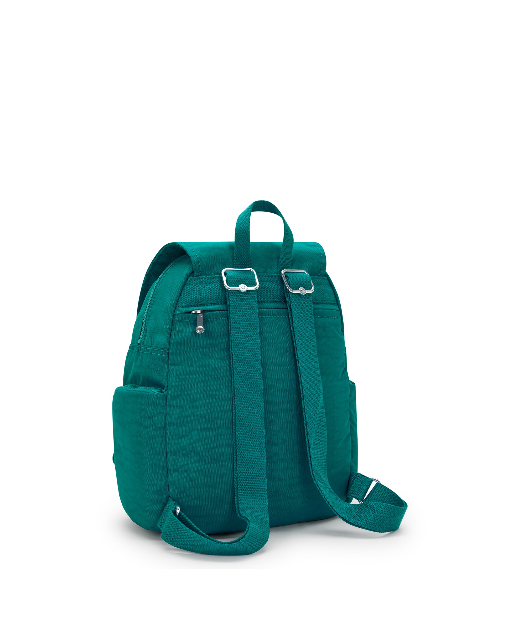 Mochila de mujer mediana son solapa - Kipling - Verde azulado Verde azulado-3