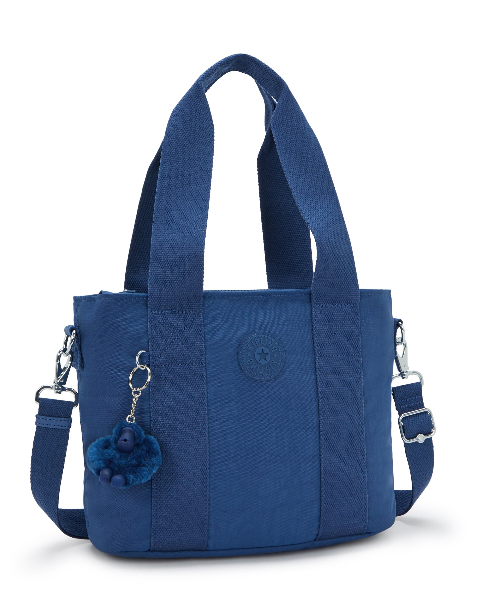Bolso de mano mediano con asa extraíble - Kipling - Azul Cobalto Azul Cobalto-4