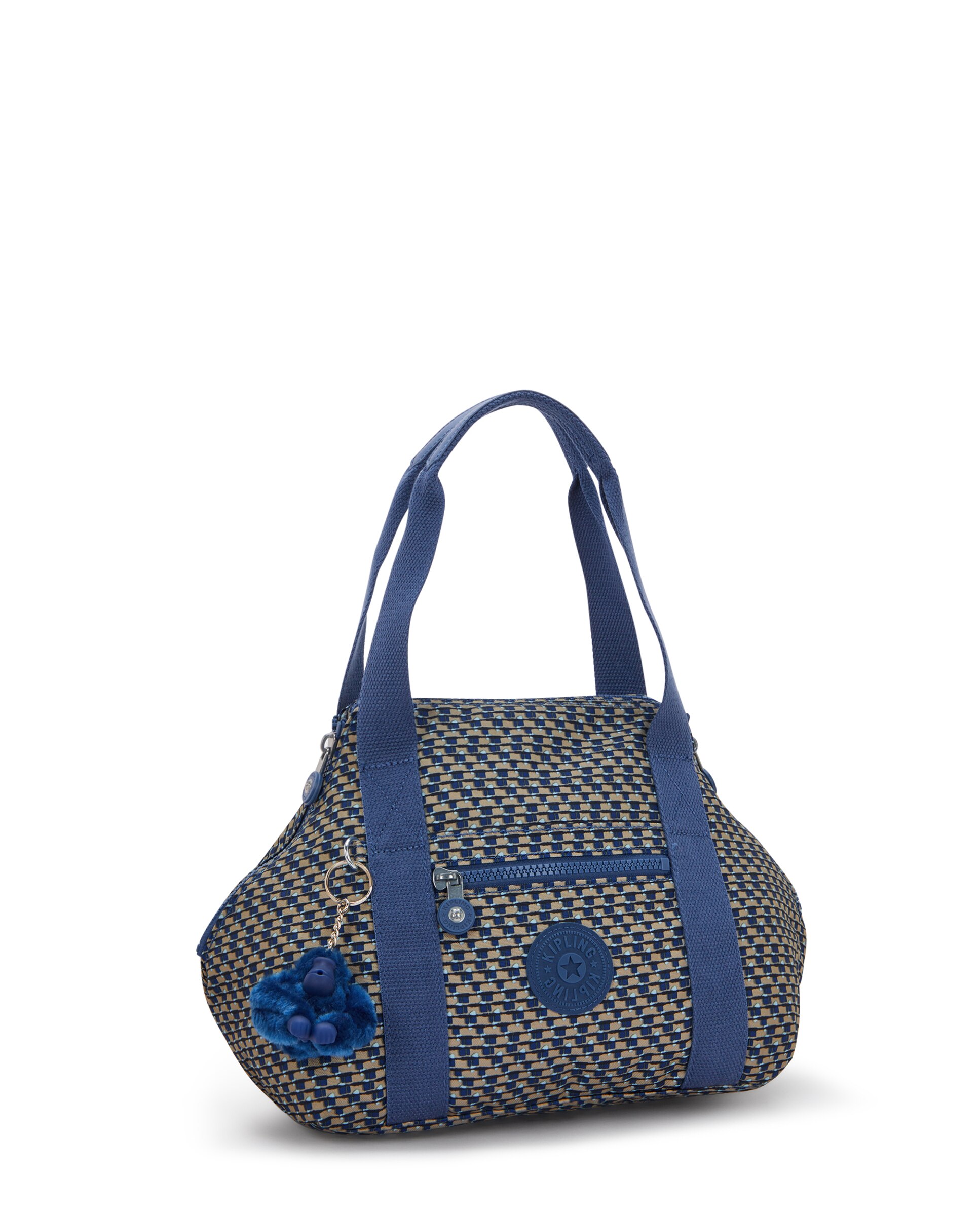 Shopper pequeño con cremallera y asa bandolera extraíble - Kipling - Fresno / Azul Fresno / Azul-5