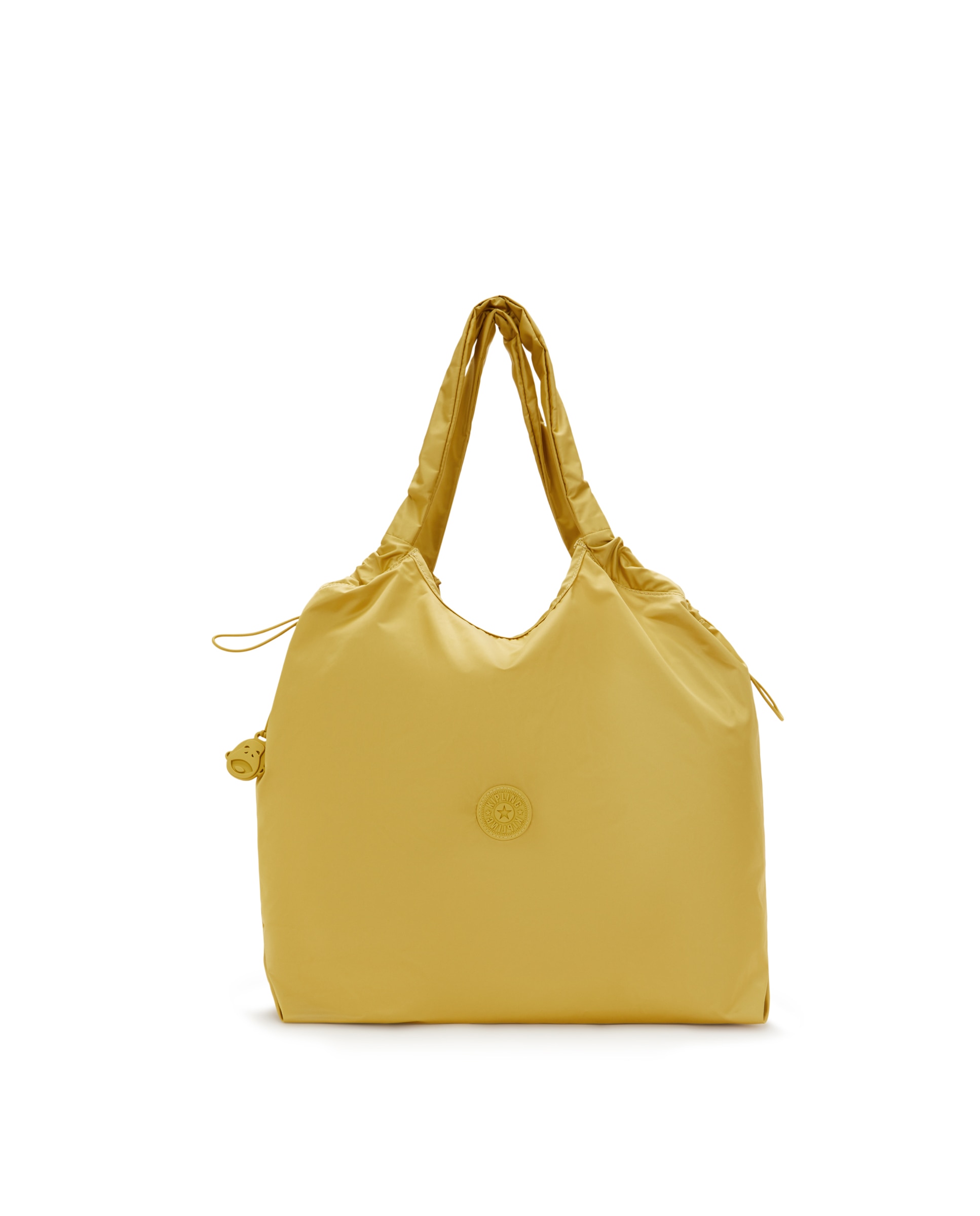 Shopper grande y ligero con cierre fruncido - Kipling - Amarillo Amarillo-1