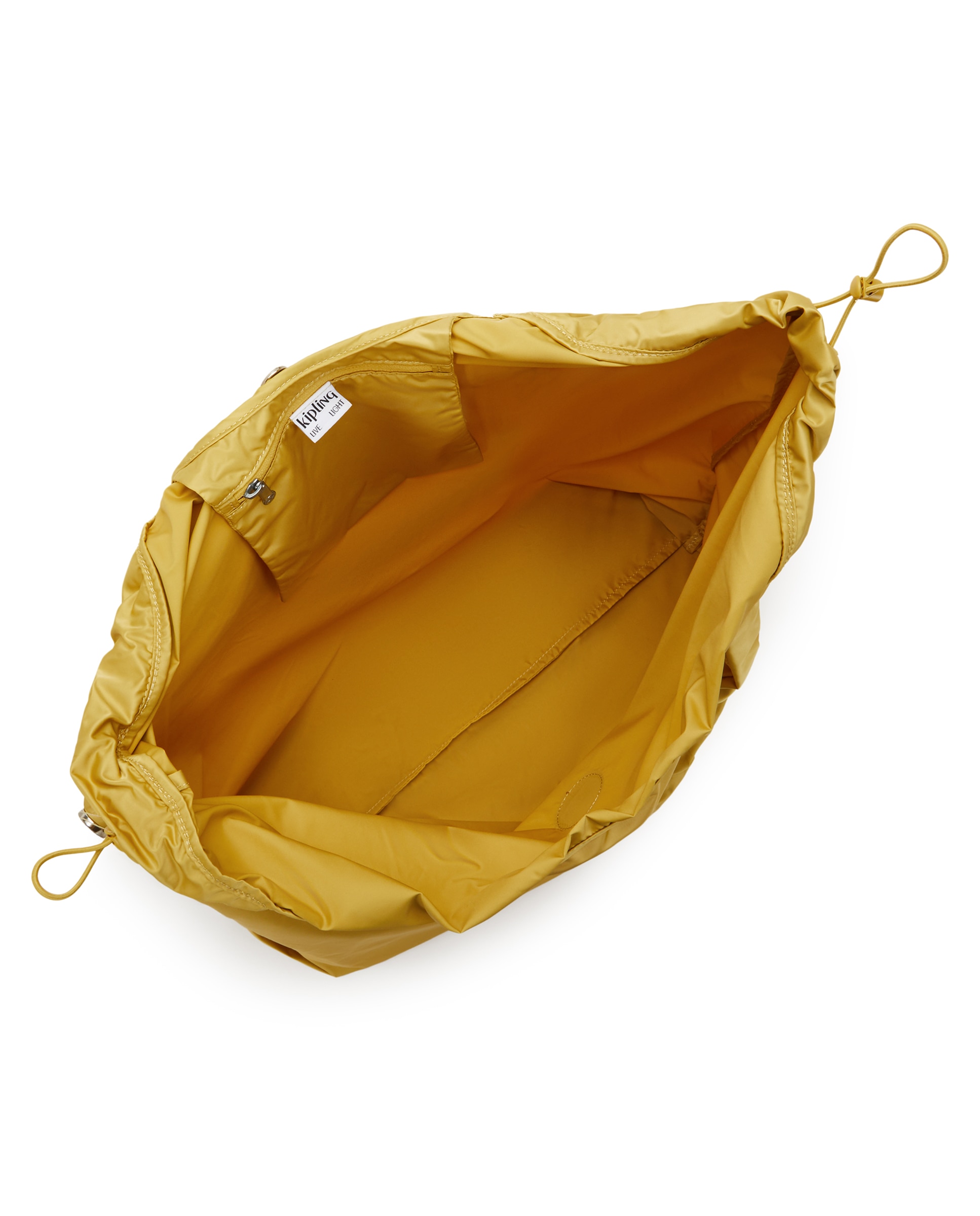 Shopper grande y ligero con cierre fruncido - Kipling - Amarillo Amarillo-2