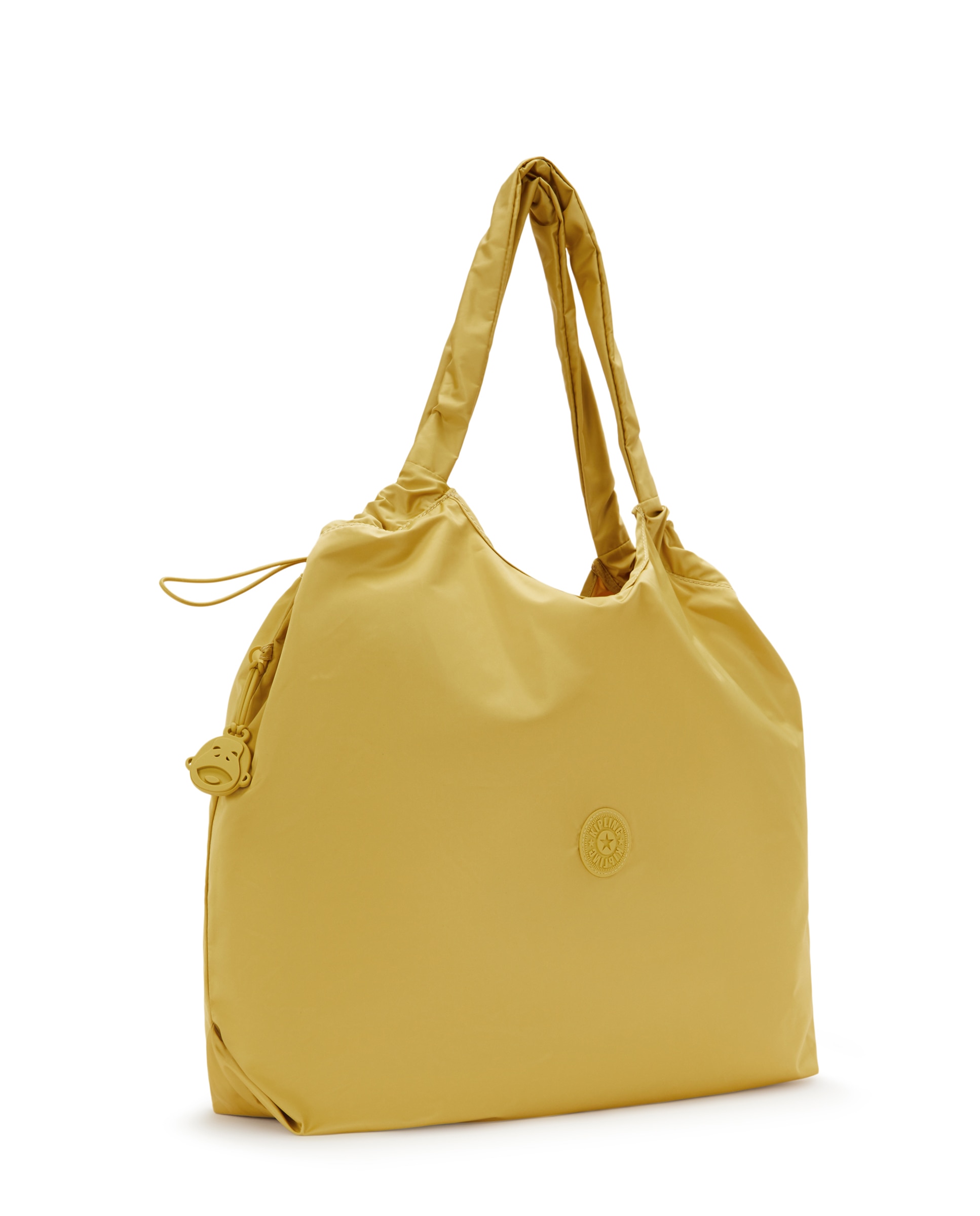 Shopper grande y ligero con cierre fruncido - Kipling - Amarillo Amarillo-4