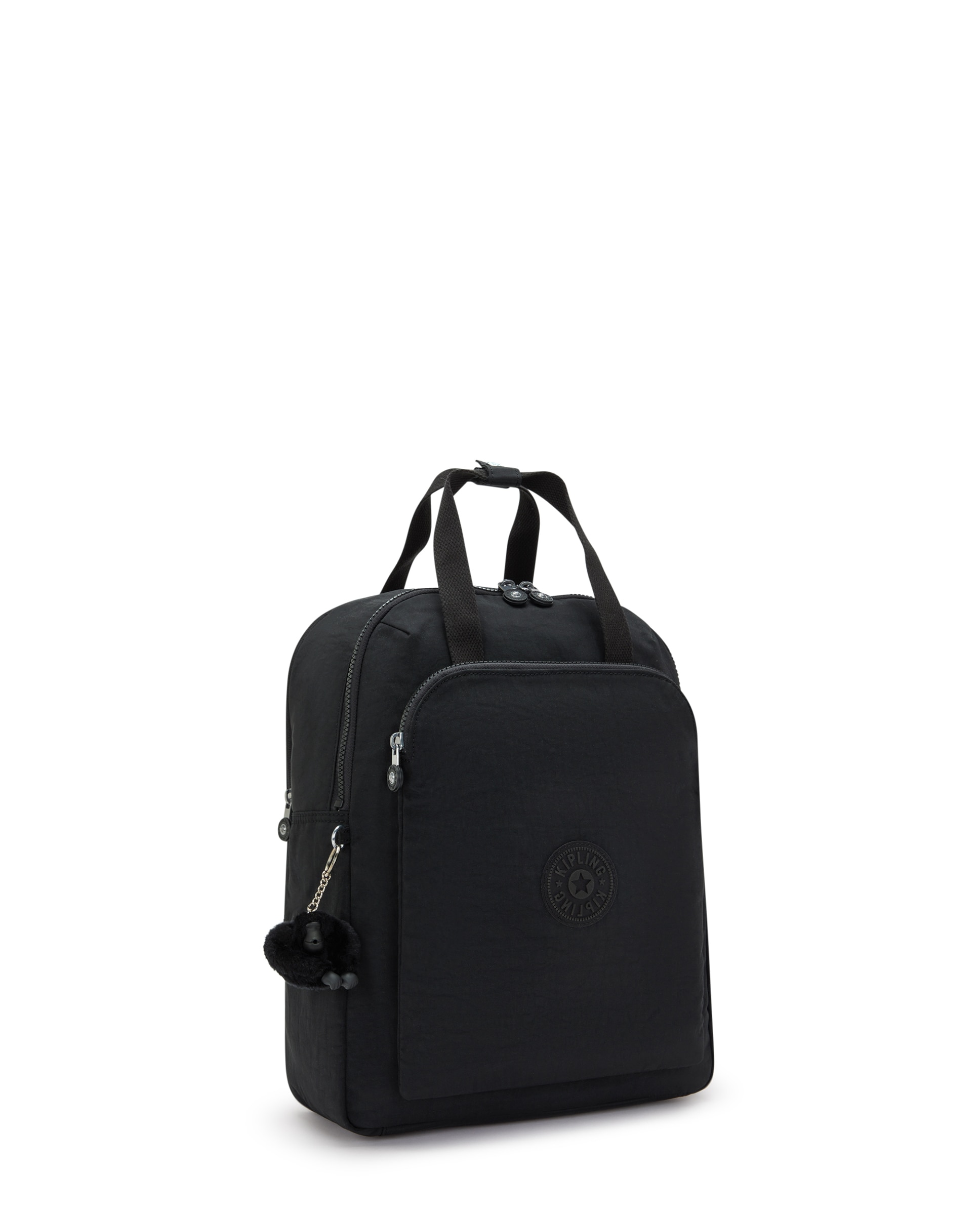 Mochila de mujer grande con compartimento para portátil - Kipling - Negro Negro-4