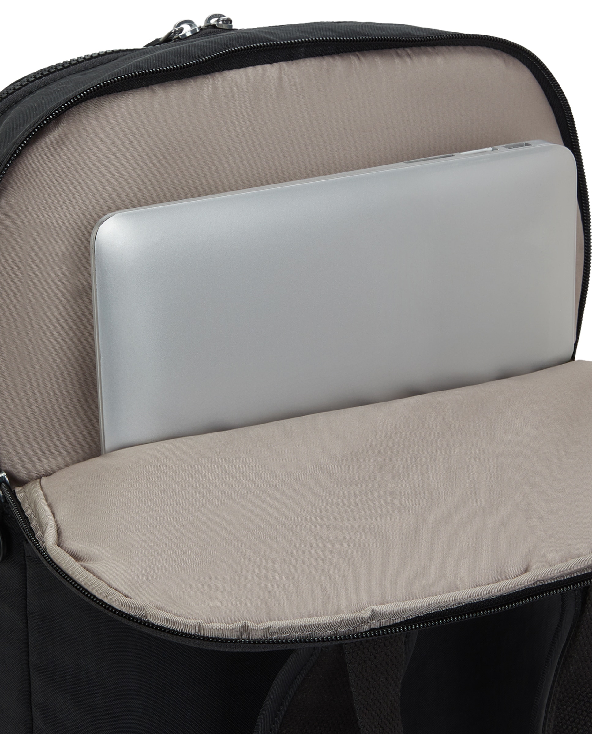 Mochila de mujer grande con compartimento para portátil - Kipling - Negro Negro-5