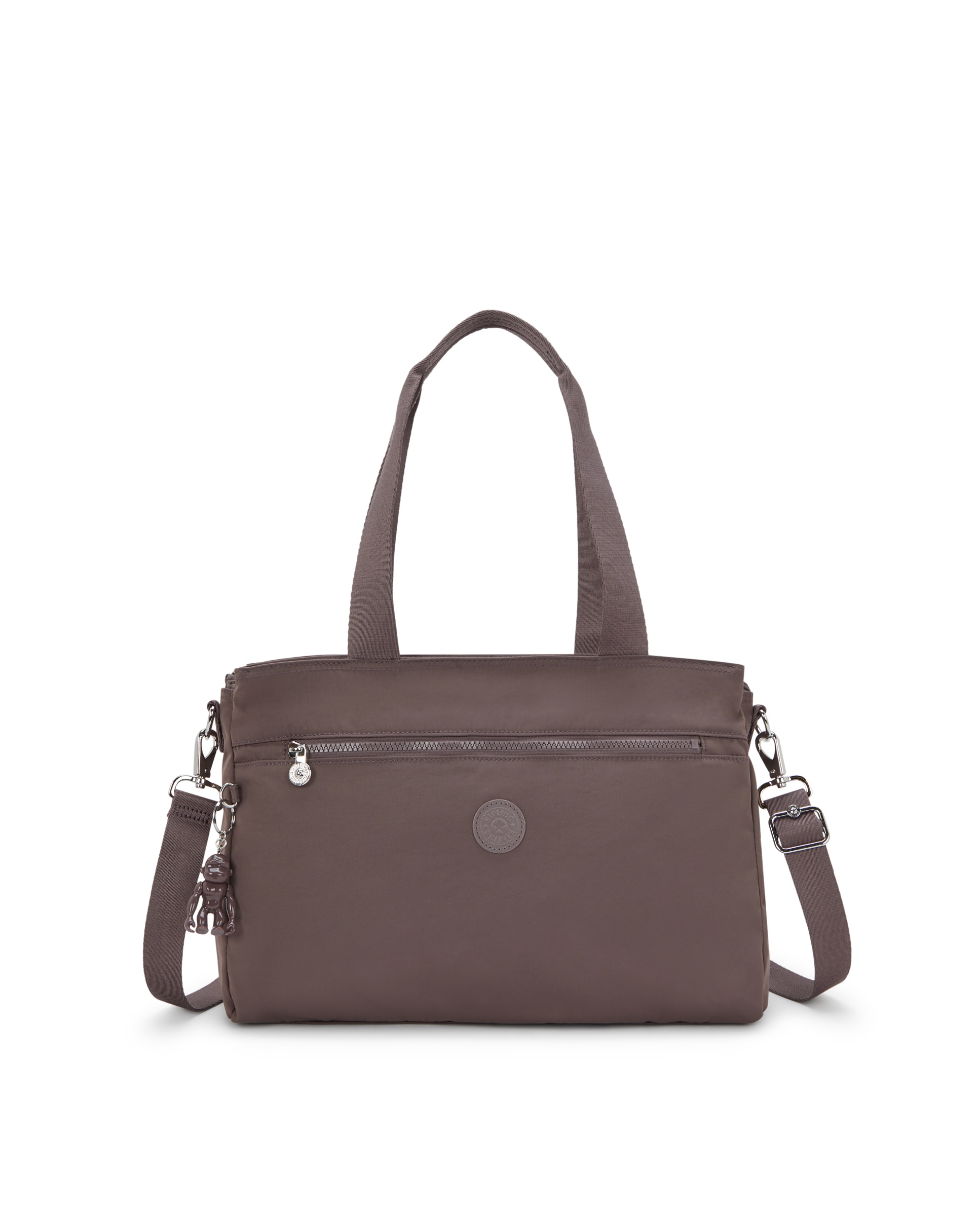Portadocumentos pequeño con cremallera y protección para portátil - Kipling - Marrón Marrón-1