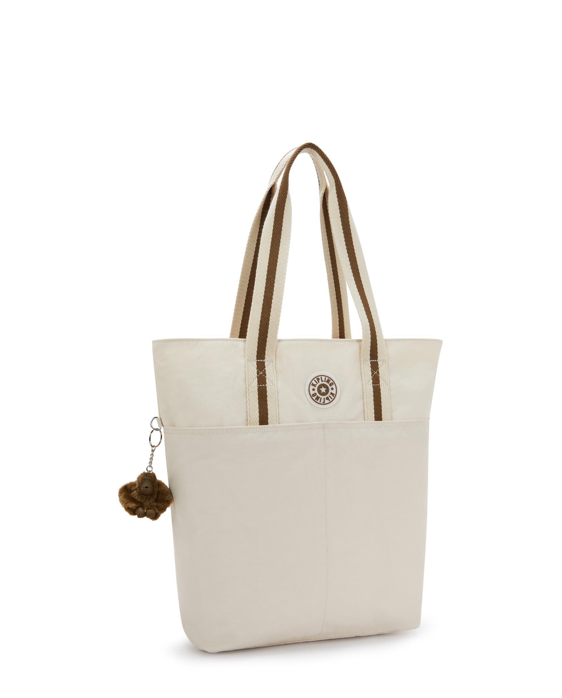 Shopper grande con compartimento para portátil - Kipling - Marfil Marfil-4