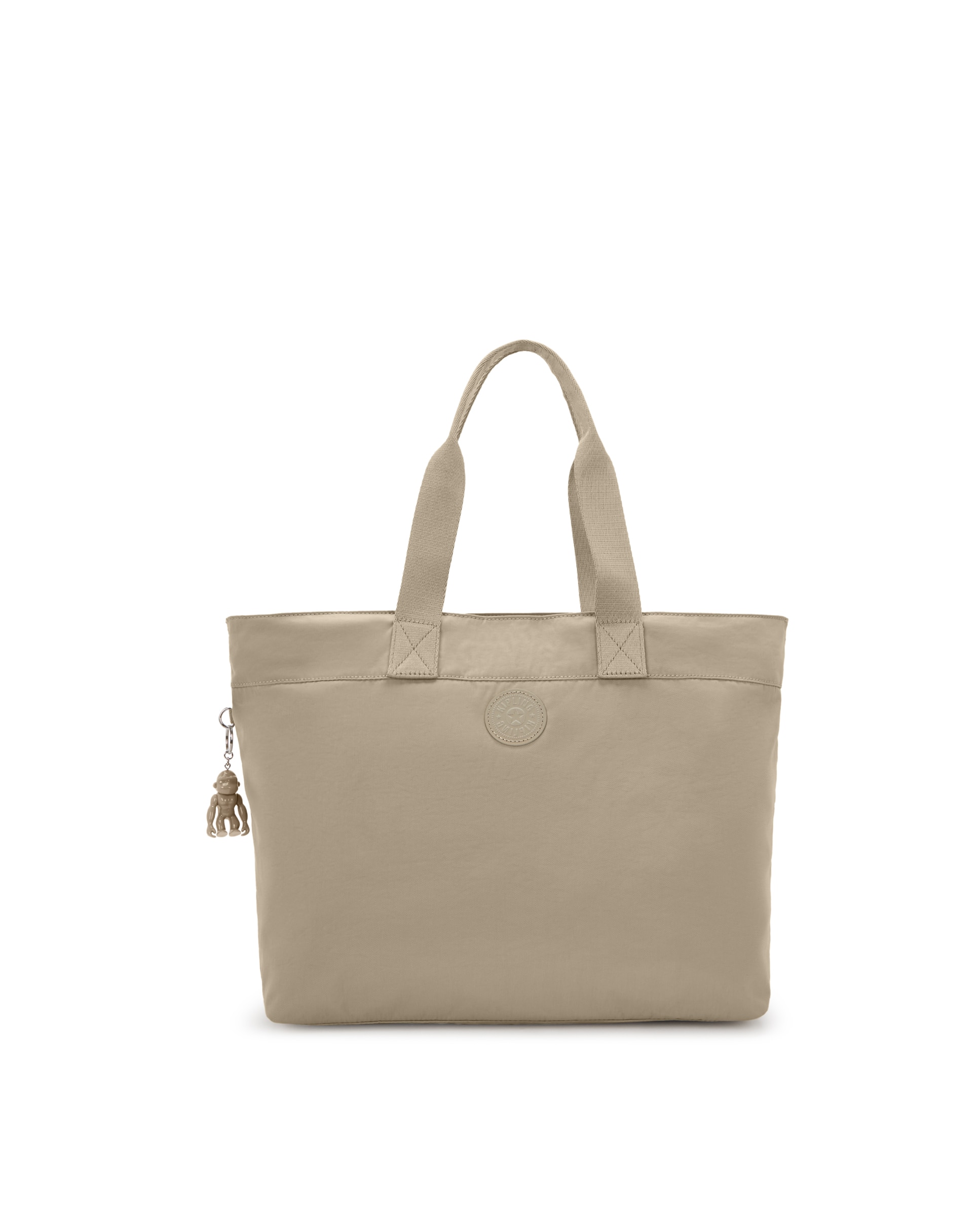 Shopper grande con compartimento para portátil - Kipling - Tostado Tostado-1