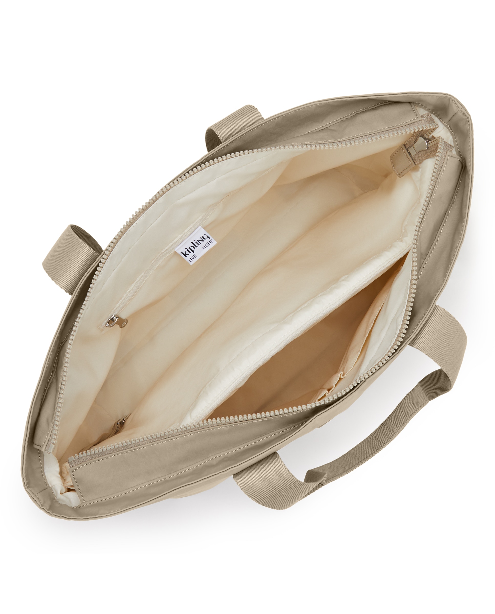 Shopper grande con compartimento para portátil - Kipling - Tostado Tostado-2