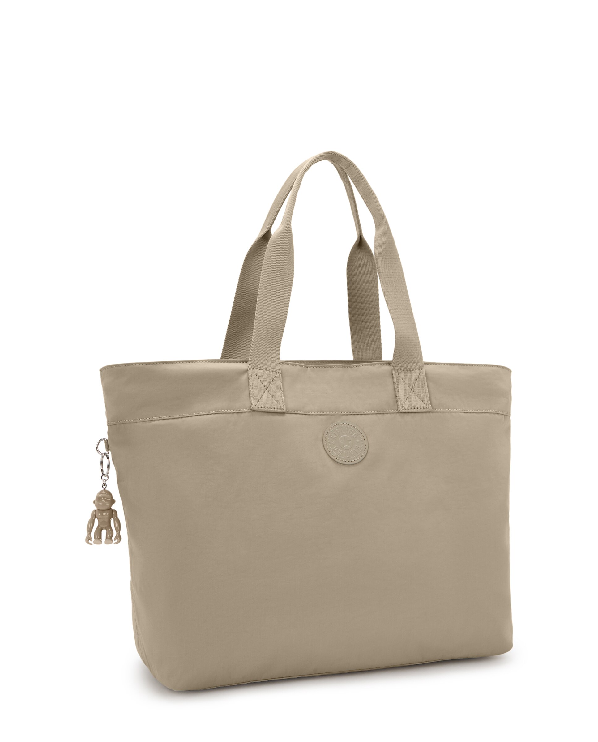Shopper grande con compartimento para portátil - Kipling - Tostado Tostado-4