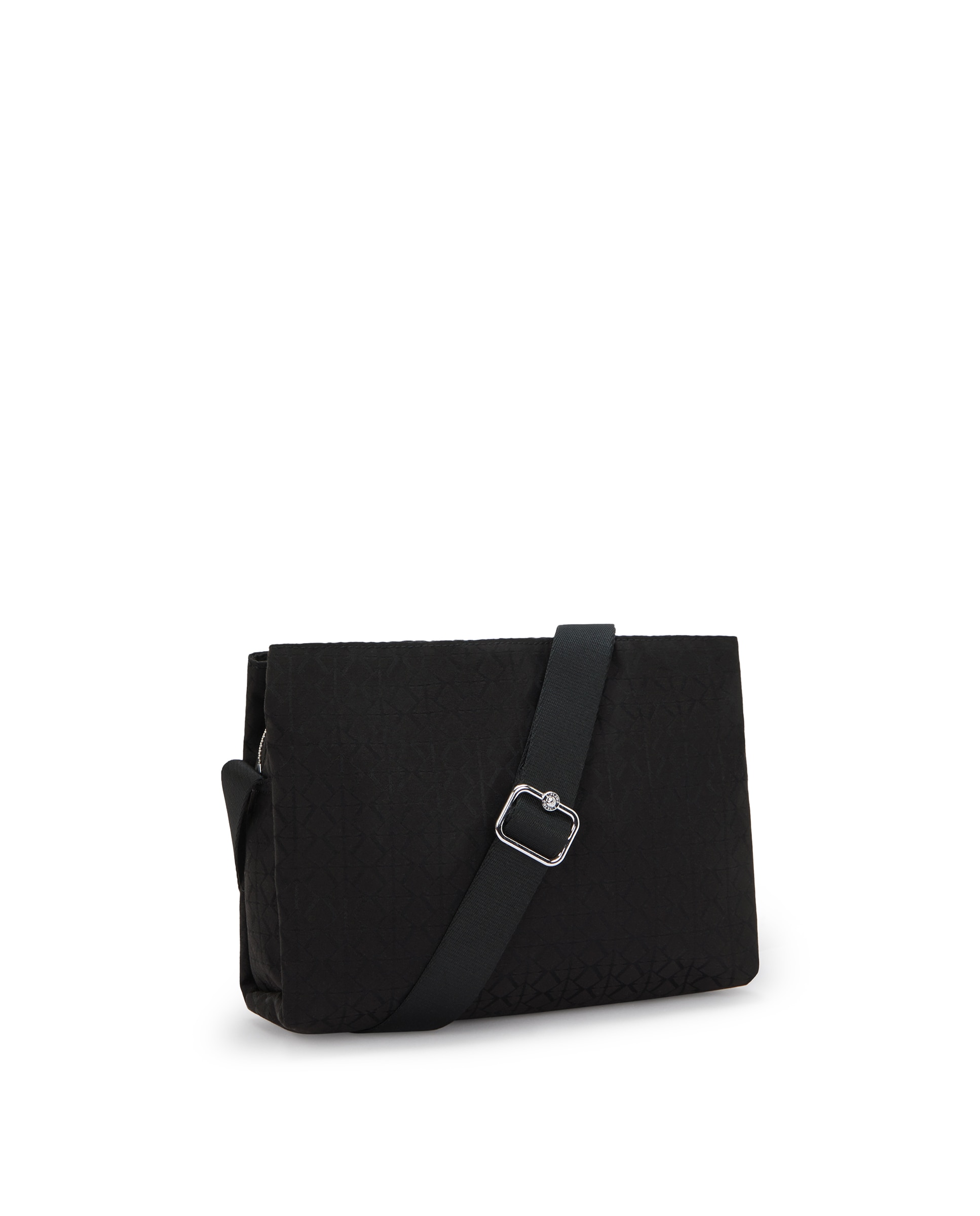 Bandolera de mujer mediana de estilo minimalista - Kipling - Negro Negro-3