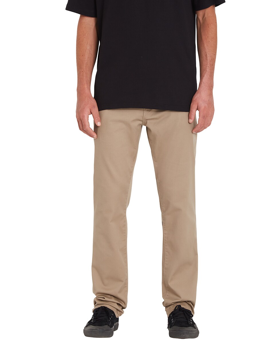 Chino de hombre con corte regular y color marrón · Volcom · El