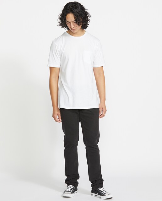 Imagen 0 de Vaquero de hombre modelo 2x4 con corte skinny y color negro