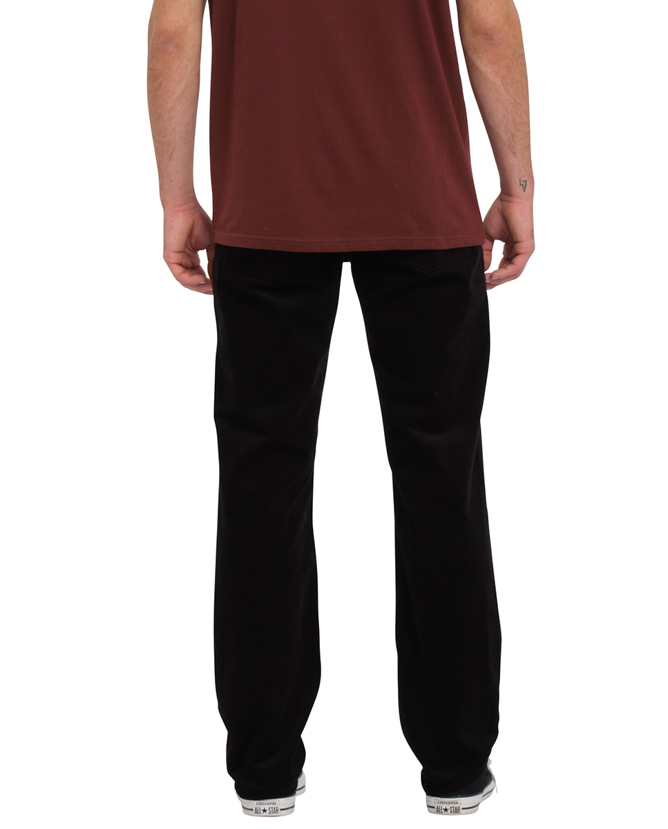 Pantalón de pana de hombre con corte regular y cinco bolsillos - Volcom - Negro Negro-3