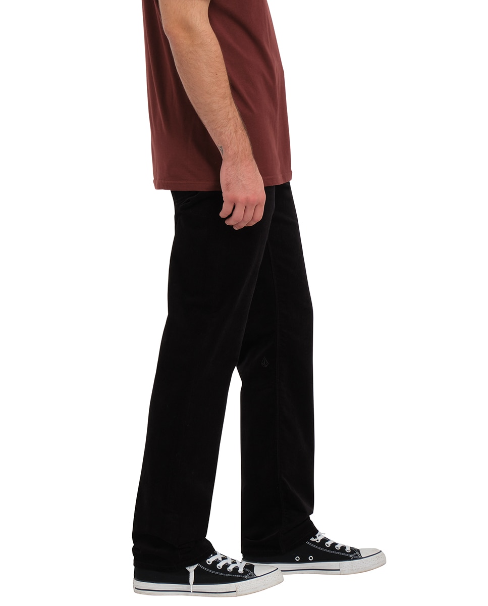Pantalón de pana de hombre con corte regular y cinco bolsillos - Volcom - Negro Negro-4