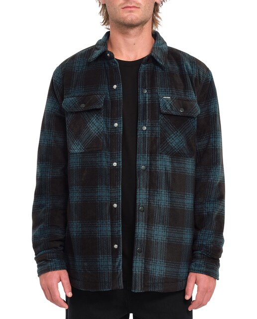 Imagen 0 de Sobrecamisa de hombre con corte clásico y estampado a cuadros