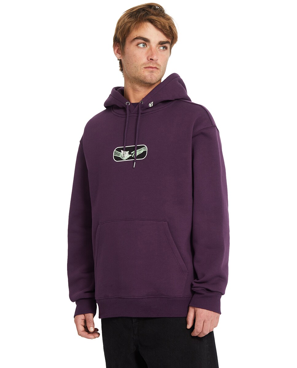 Sudadera de hombre morada con capucha · Volcom · El Corte Inglés