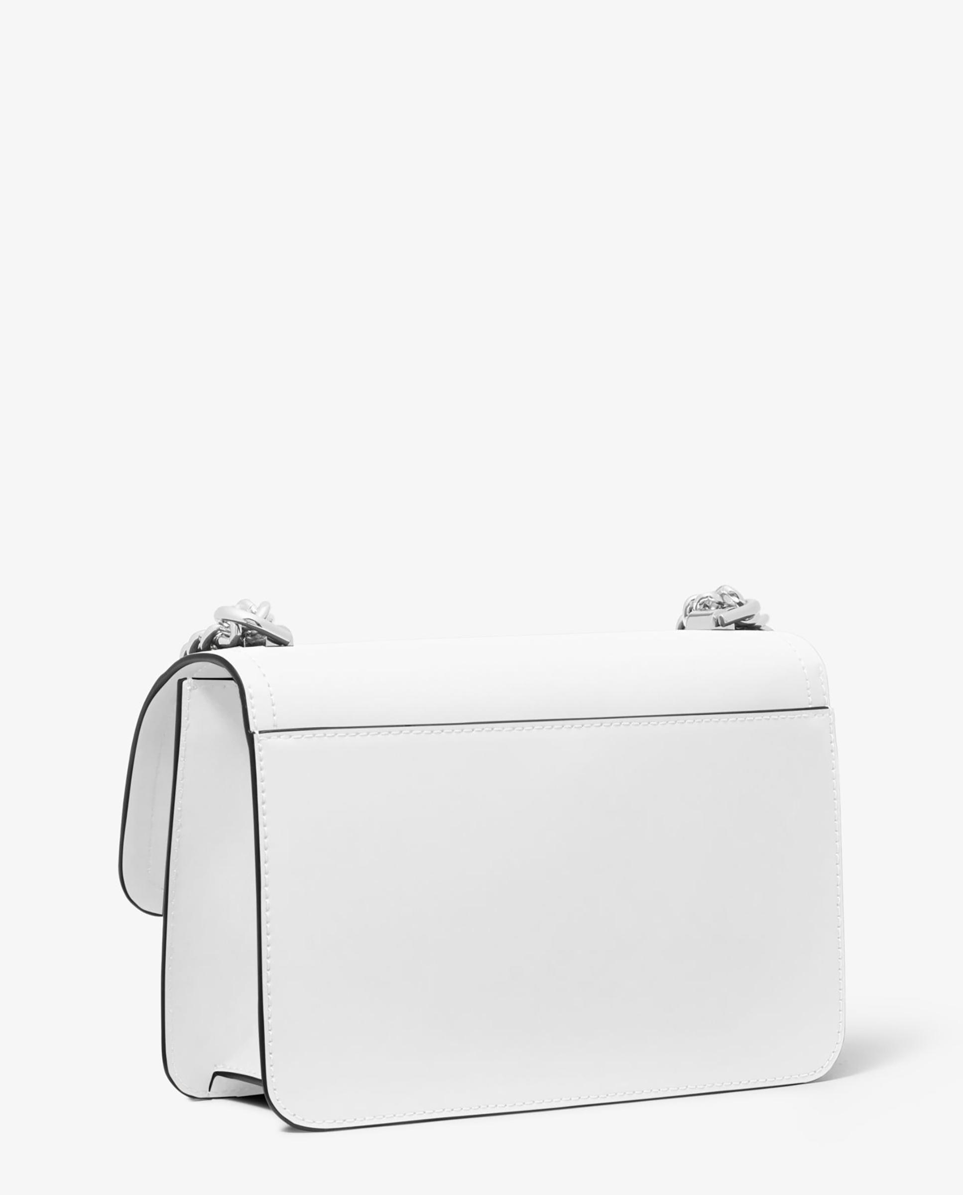 Bandolera de mujer heather grande transformable de piel - Michael Michael Kors - Blanco Blanco-3
