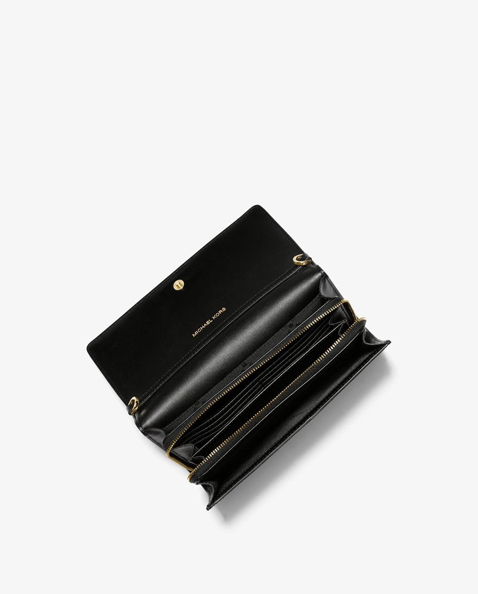 Bandolera de mujer Jet Set de piel con asa regulable - Michael Michael Kors - Negro Negro-2