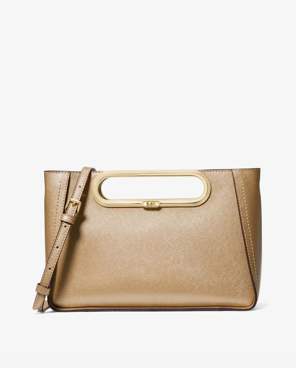 Bolso de mano Chelsea de piel en oro convertible a bandolera - Michael Michael Kors - Oro Oro-1