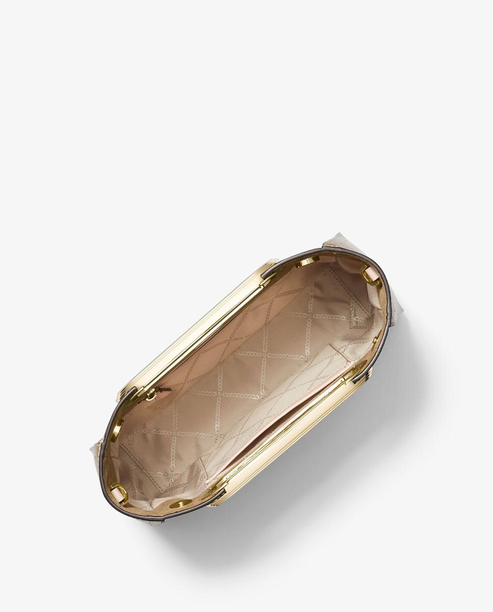 Bolso de mano Chelsea de piel en oro convertible a bandolera - Michael Michael Kors - Oro Oro-2