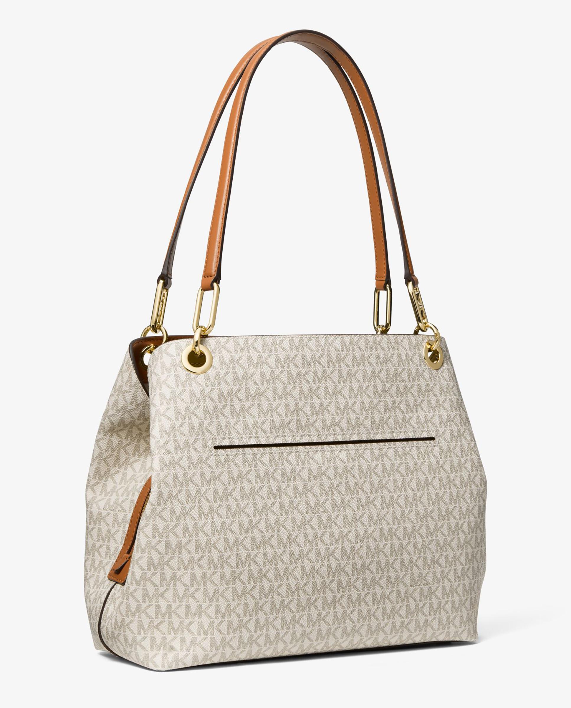 Bolso de hombro tote kensington grande con logotipo - Michael Michael Kors - Marrón oscuro Marrón oscuro-3
