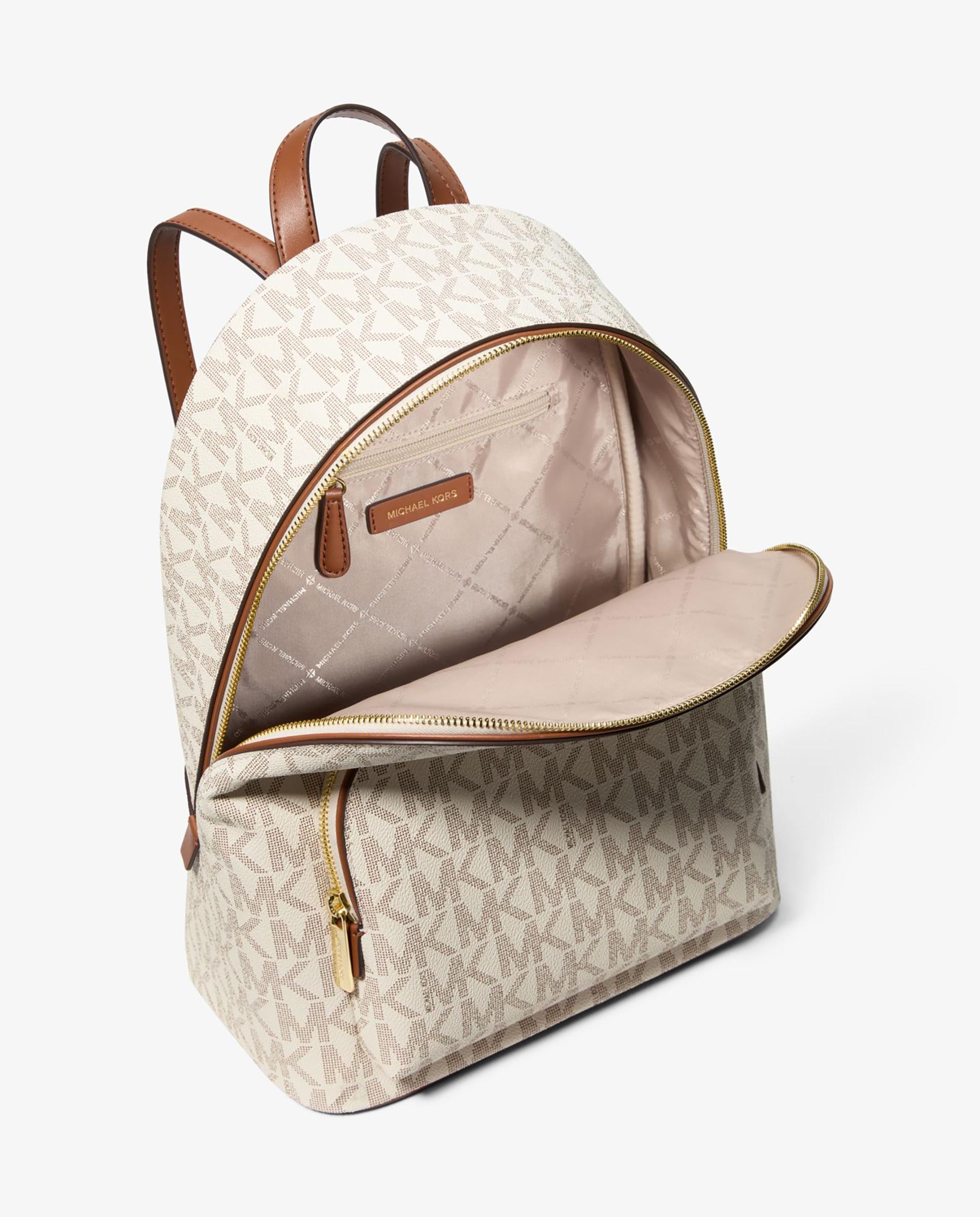 Imagen 3 de Mochila de mujer Connie mediana con logotipo - Michael Michael Kors - Crudo Crudo