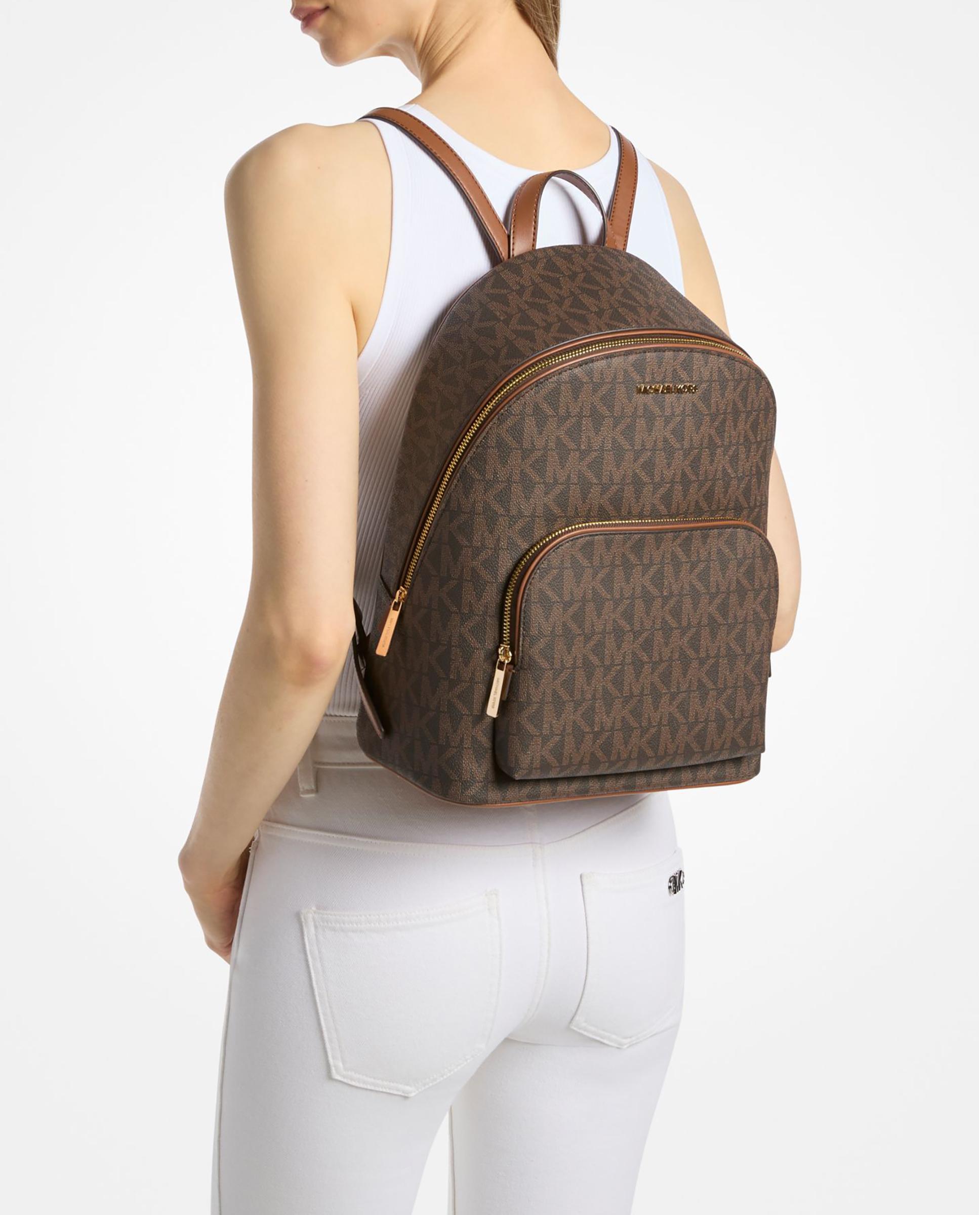 Imagen 2 de Mochila de mujer Connie mediana con logotipo - Michael Michael Kors - Marrón oscuro Marrón oscuro